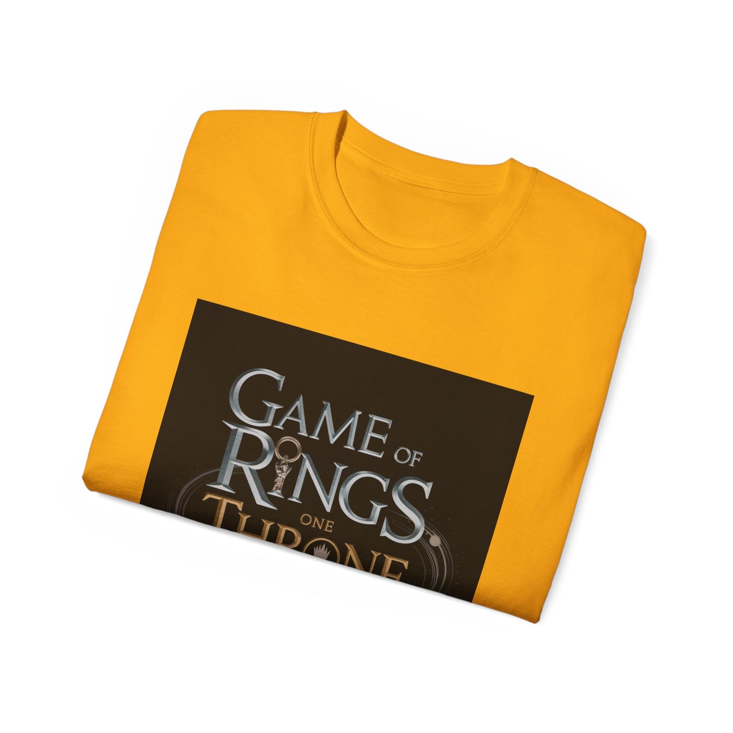 Fantasy Crossover Tee: Game of Rings - One Throne to Rule Them All