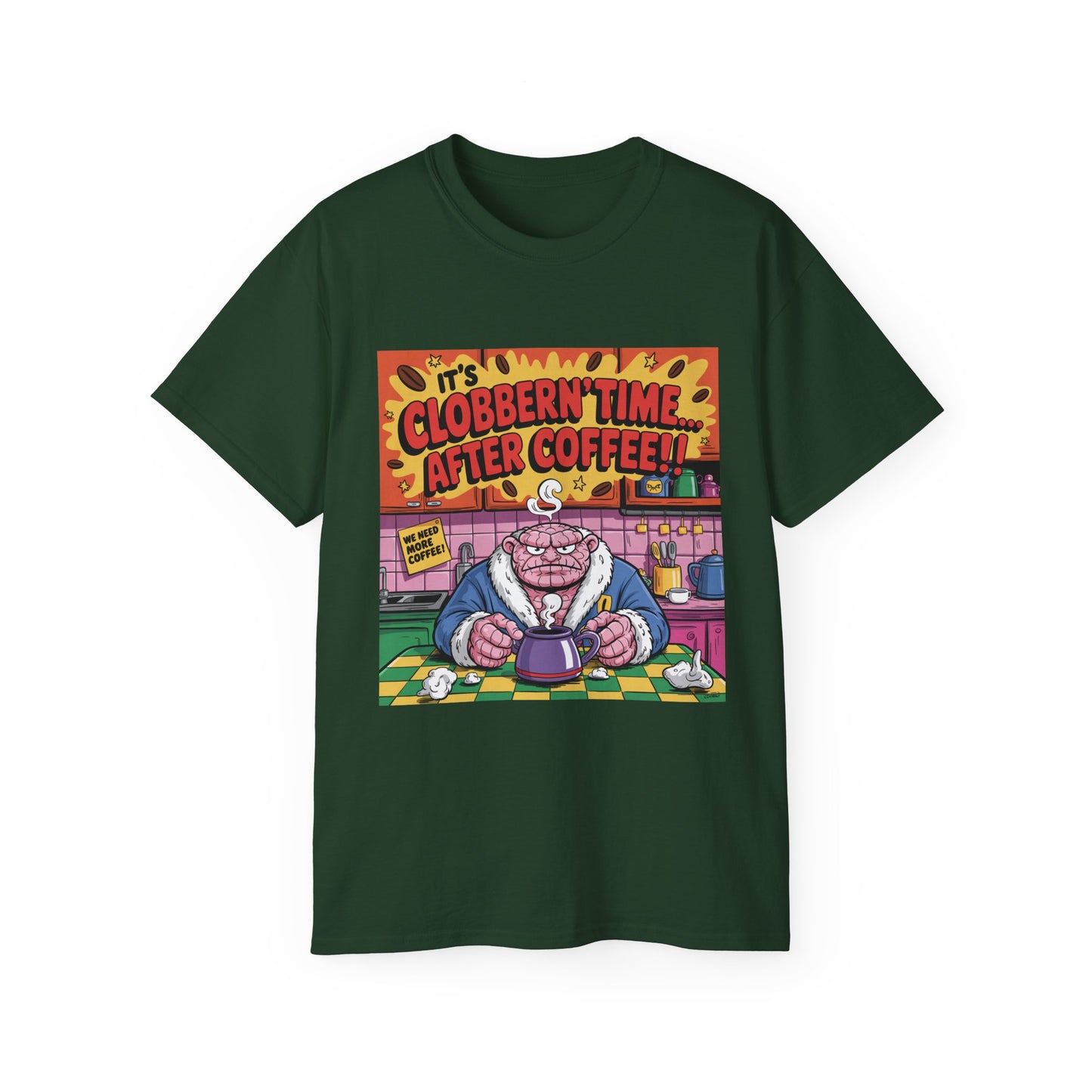 Funny Cartoon Grumpy Rock Man T-Shirt