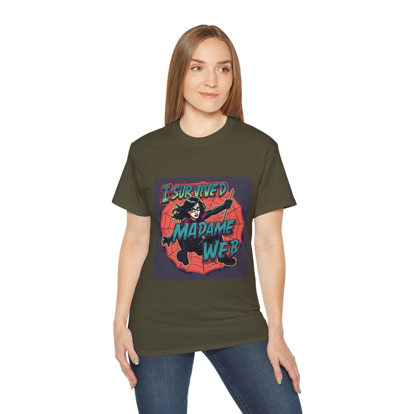 Comic Tee - I Survived Madame Web Graphic Shirt