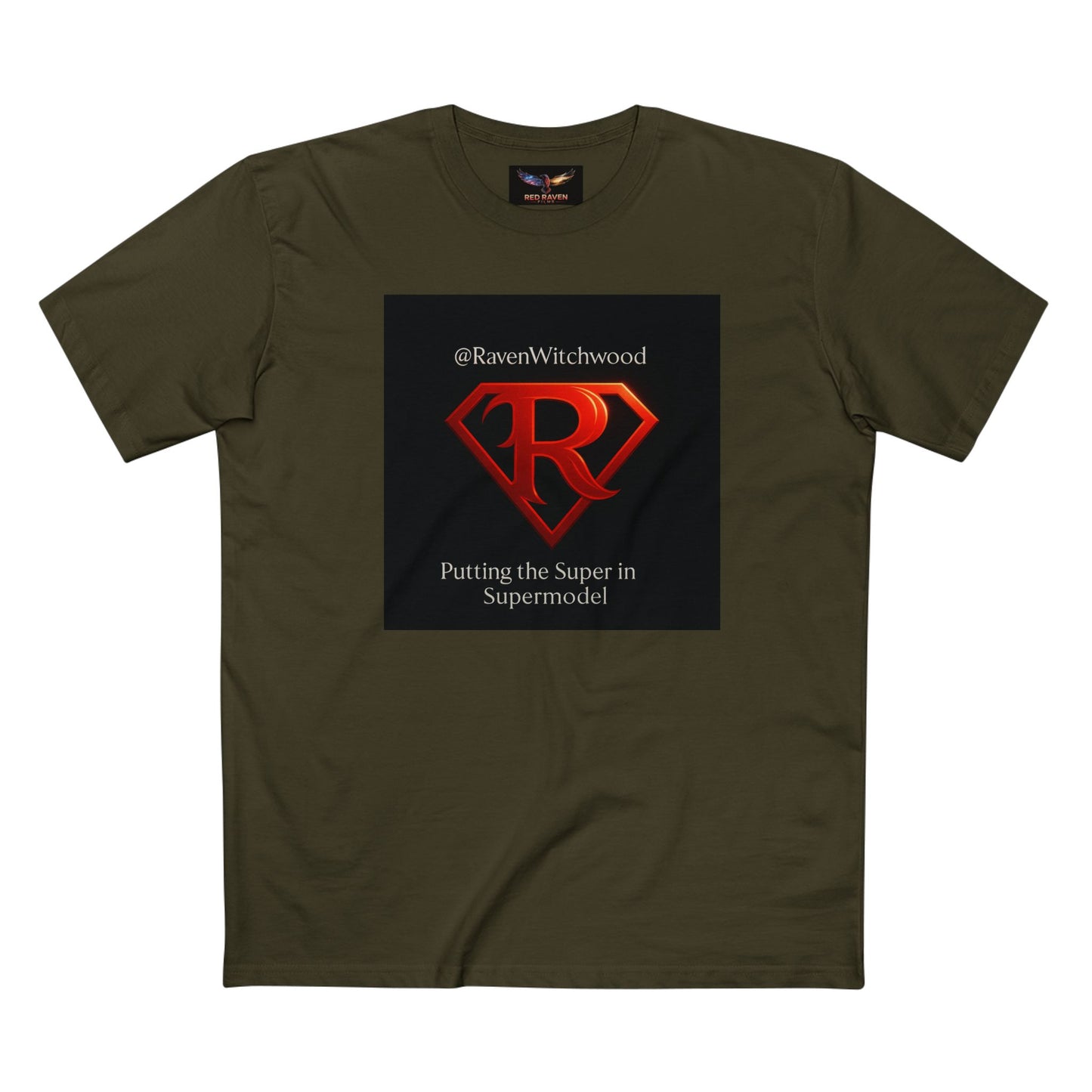 T-Shirt - Super Model Raven Witchwood as Superman Cosplay