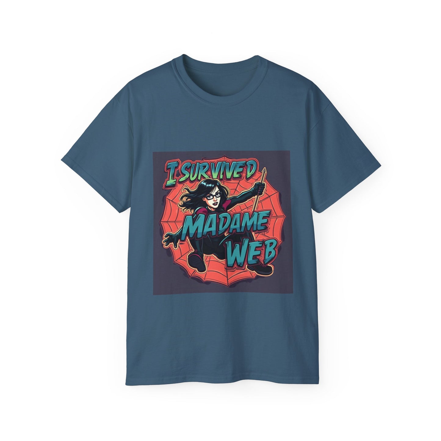 Comic Tee - I Survived Madame Web Graphic Shirt