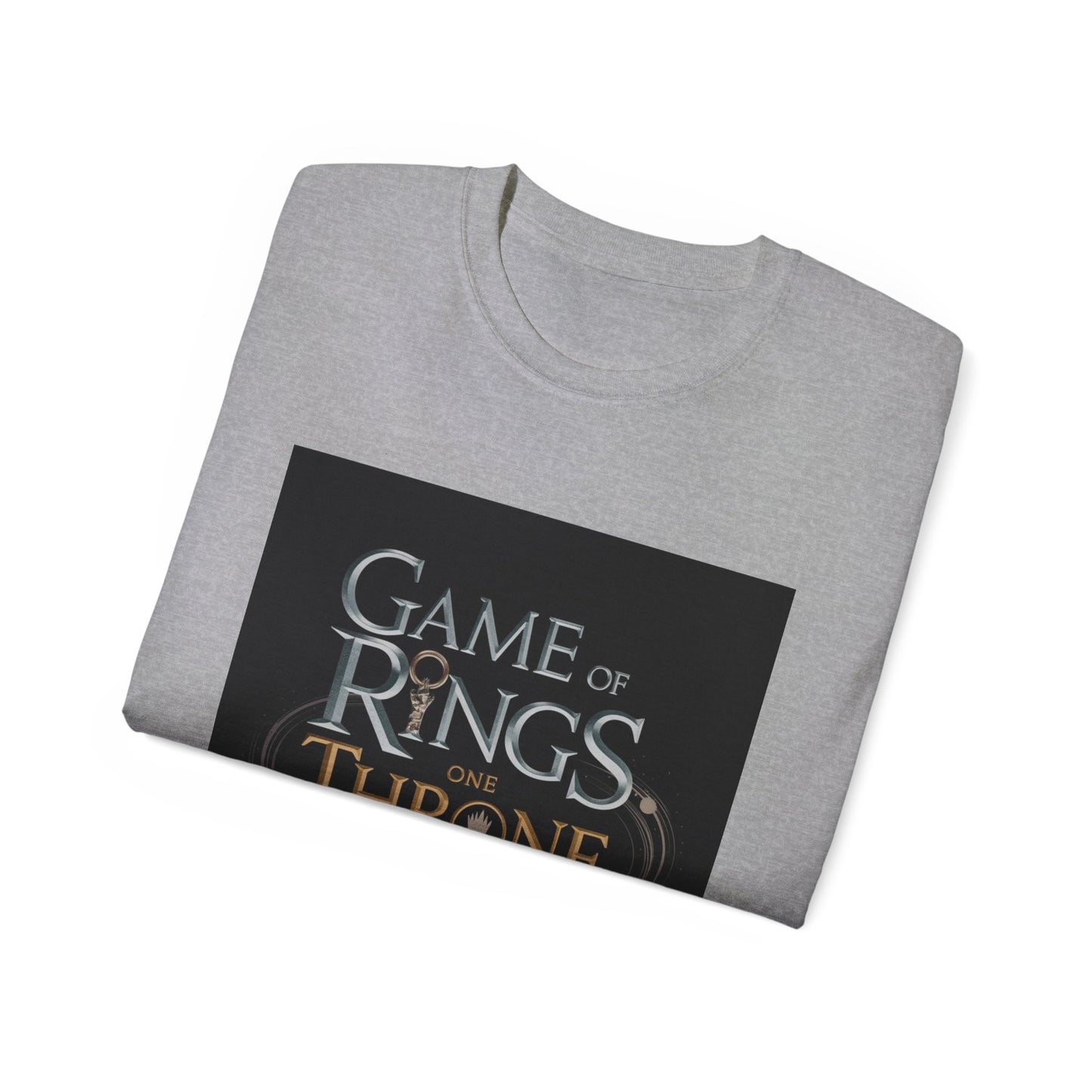 Fantasy Crossover Tee: Game of Rings - One Throne to Rule Them All