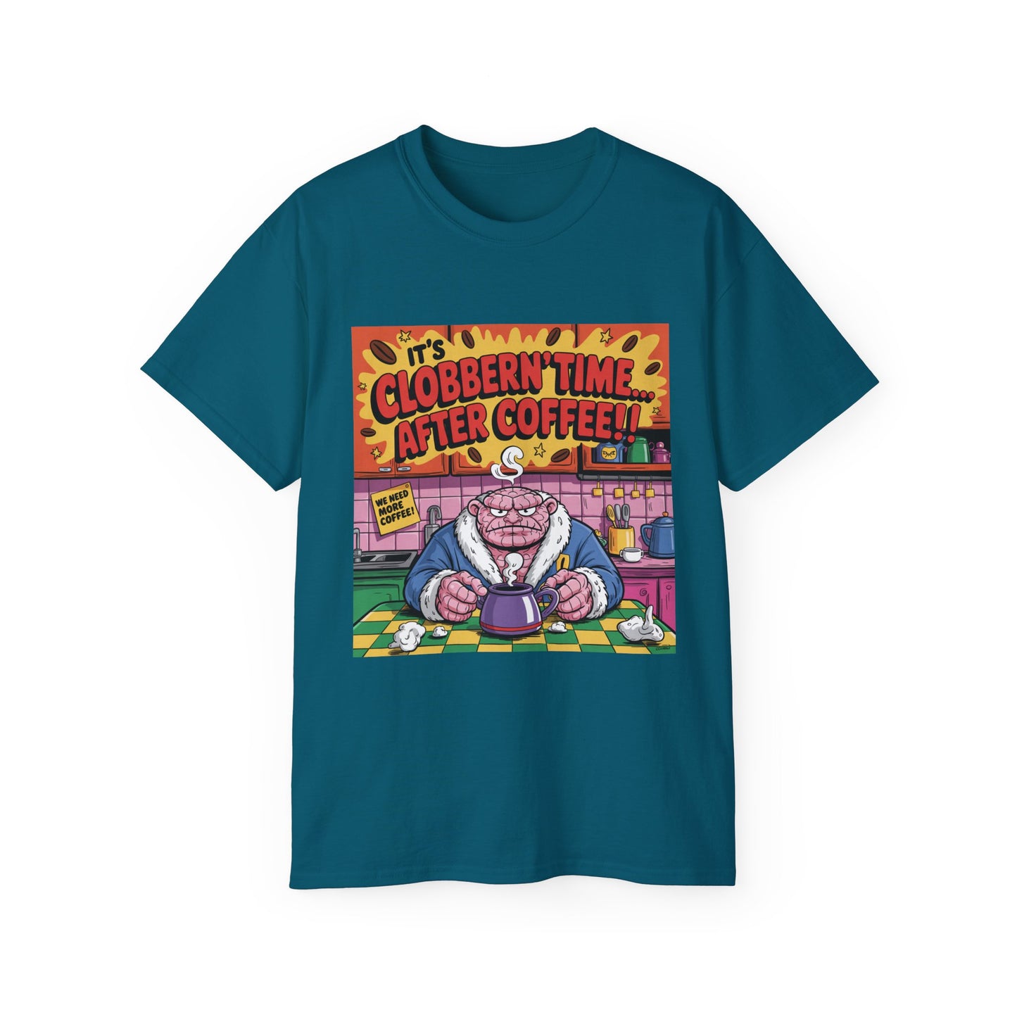 Funny Cartoon Grumpy Rock Man T-Shirt
