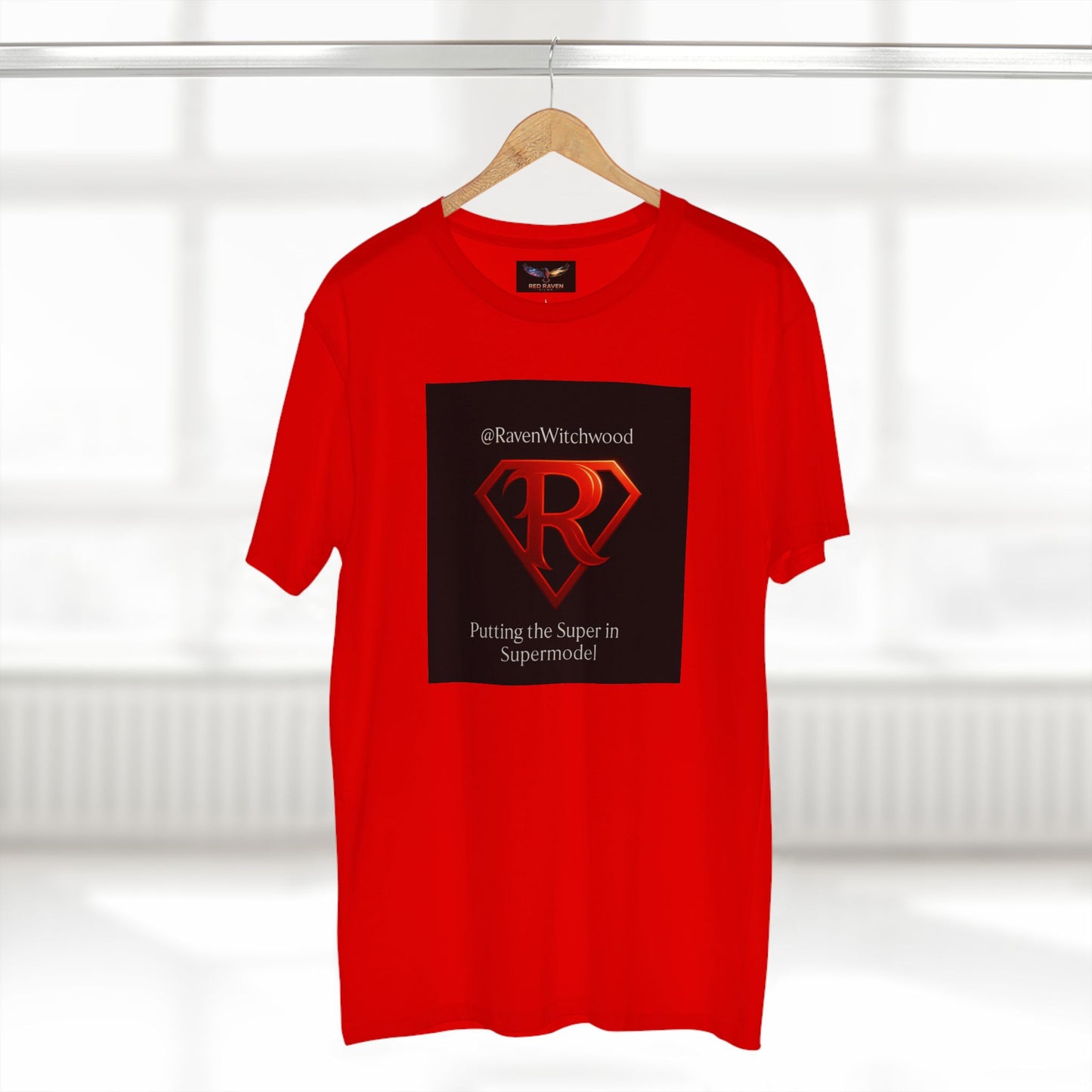 T-Shirt - Super Model Raven Witchwood as Superman Cosplay