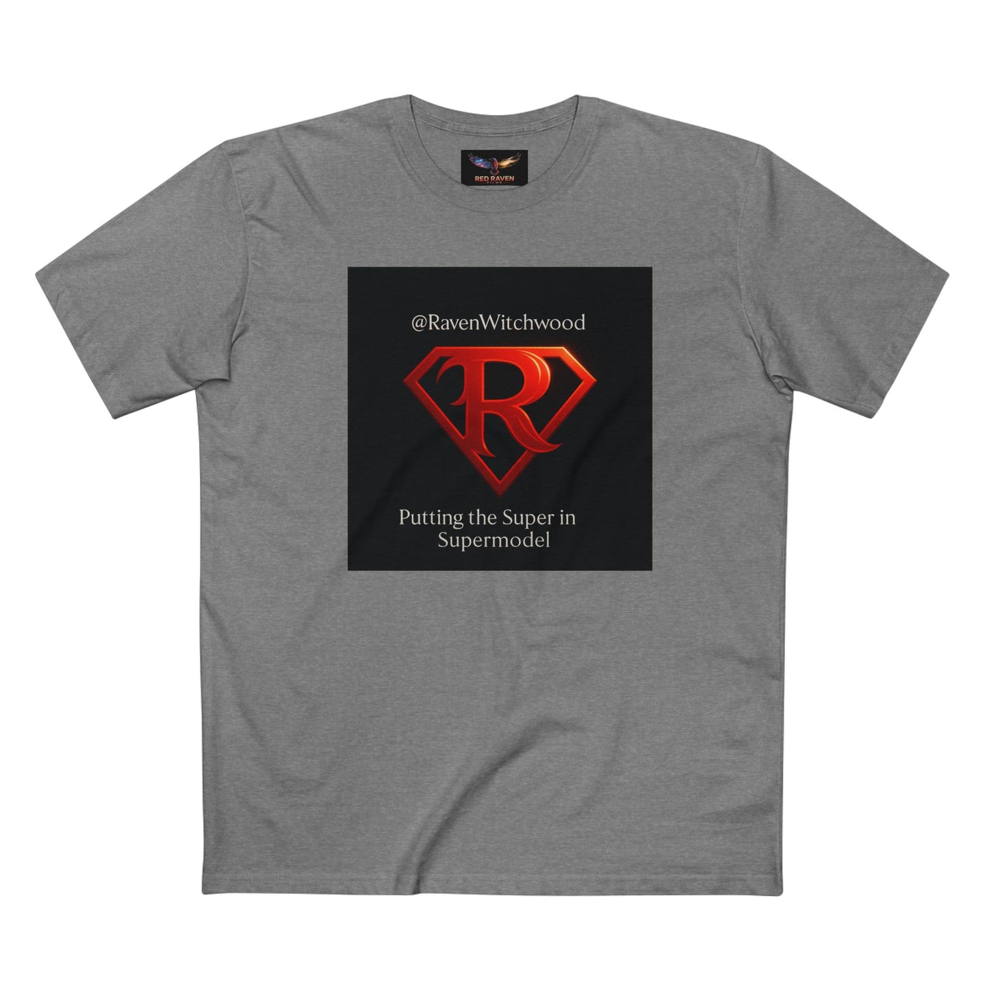 T-Shirt - Super Model Raven Witchwood as Superman Cosplay
