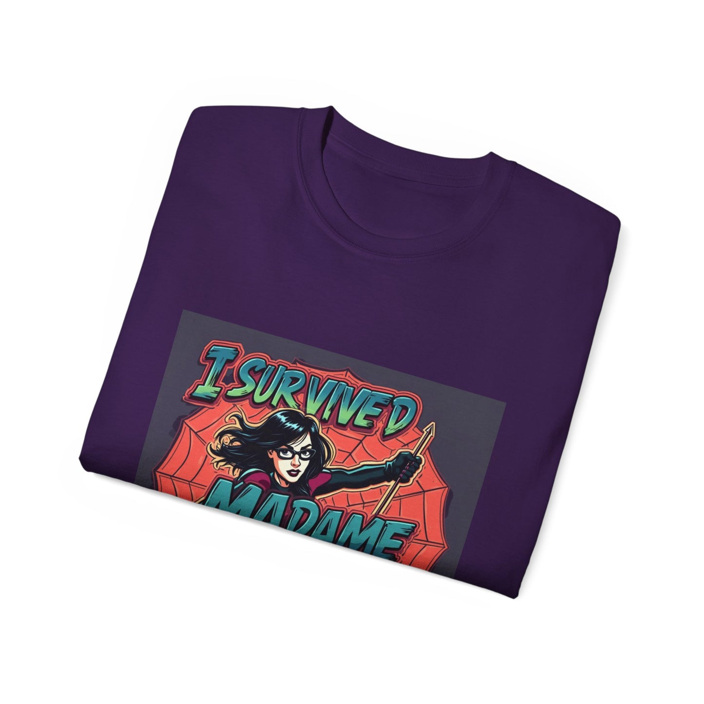 Comic Tee - I Survived Madame Web Graphic Shirt