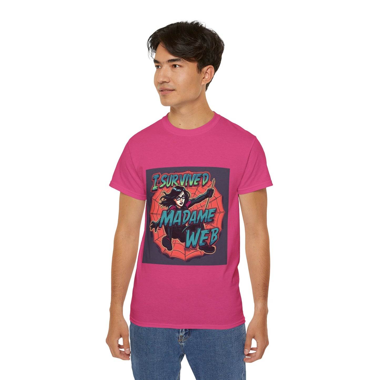 Comic Tee - I Survived Madame Web Graphic Shirt