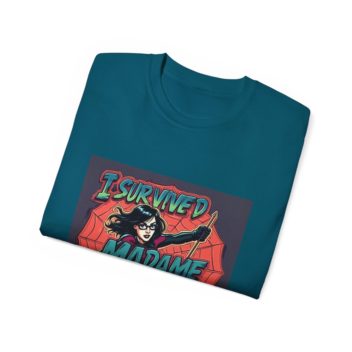 Comic Tee - I Survived Madame Web Graphic Shirt