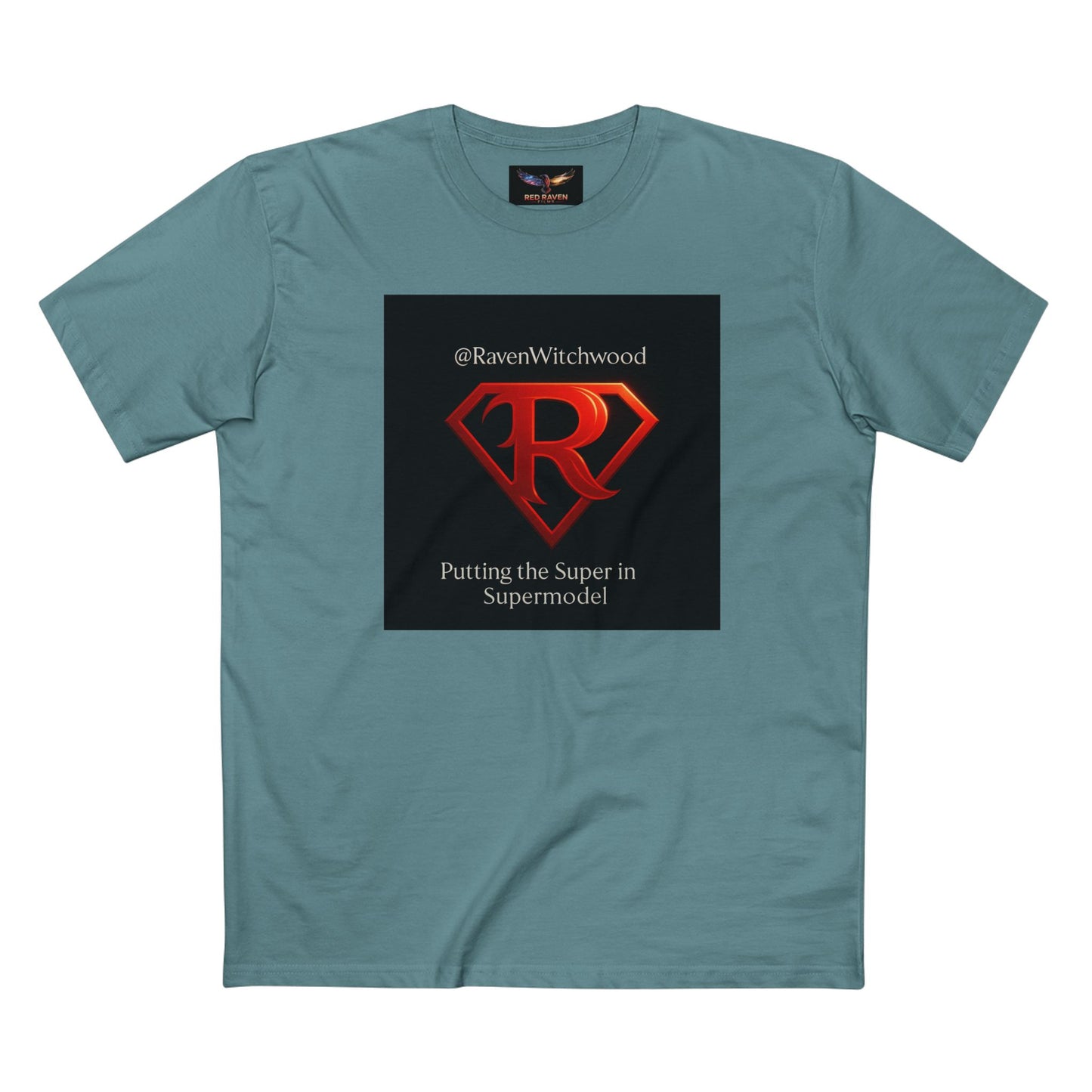 T-Shirt - Super Model Raven Witchwood as Superman Cosplay