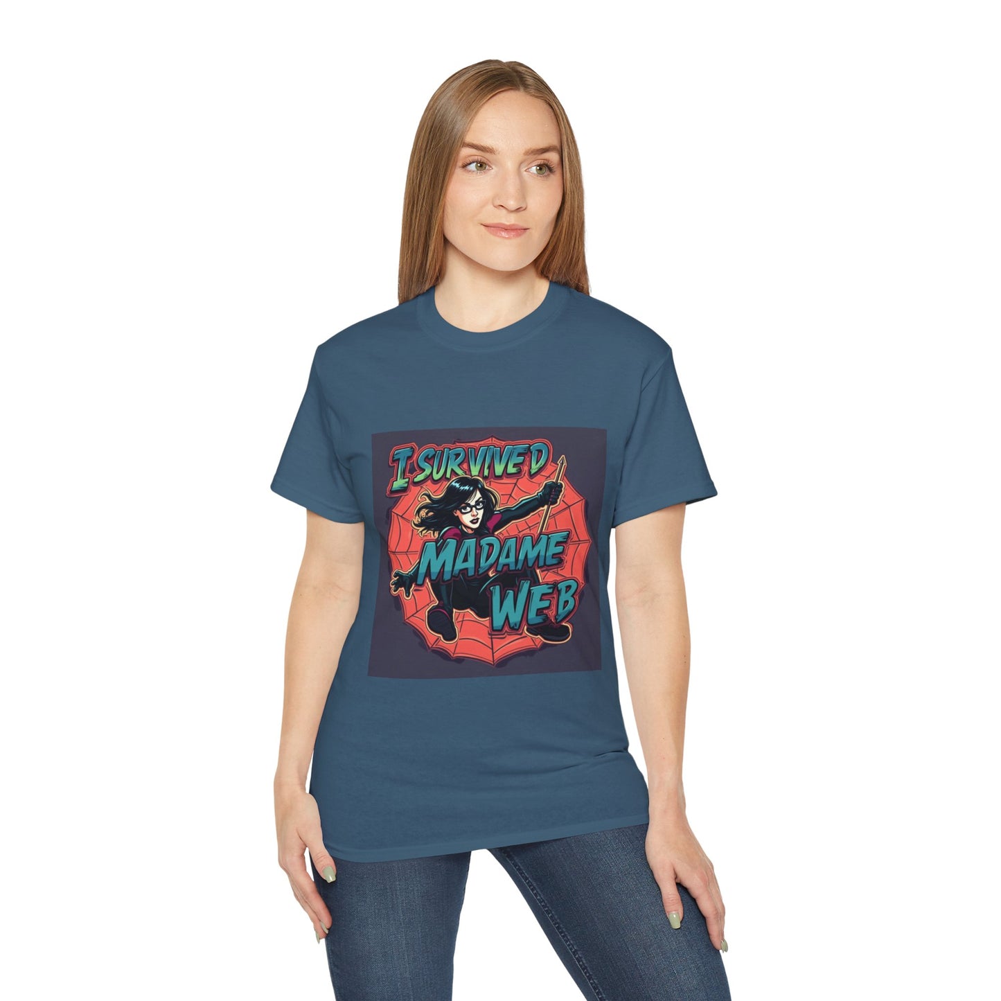 Comic Tee - I Survived Madame Web Graphic Shirt