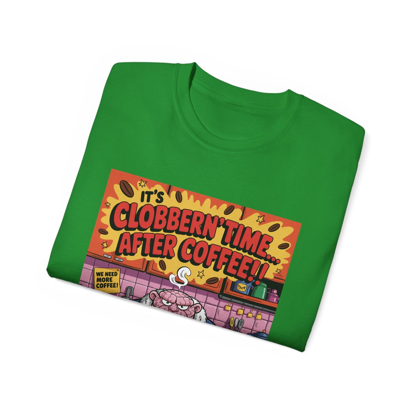 Funny Cartoon Grumpy Rock Man T-Shirt