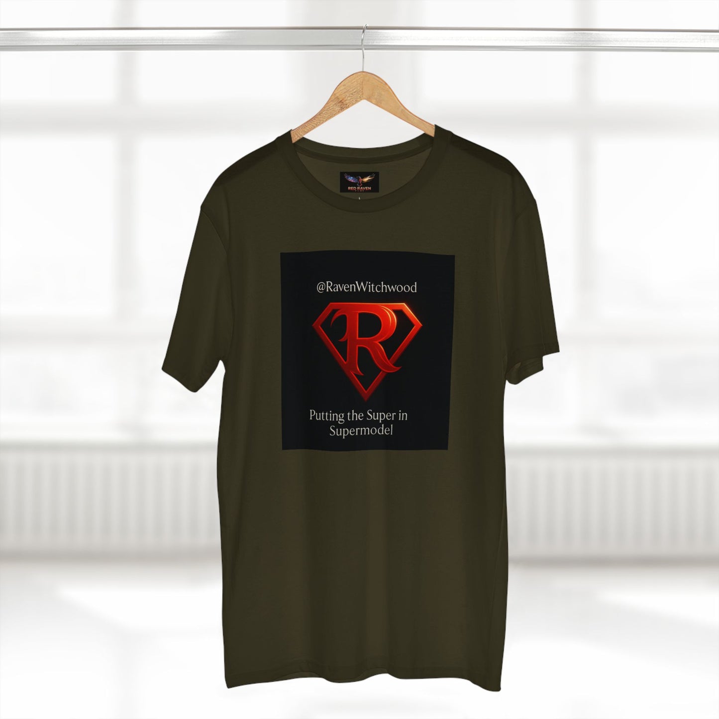 T-Shirt - Super Model Raven Witchwood as Superman Cosplay