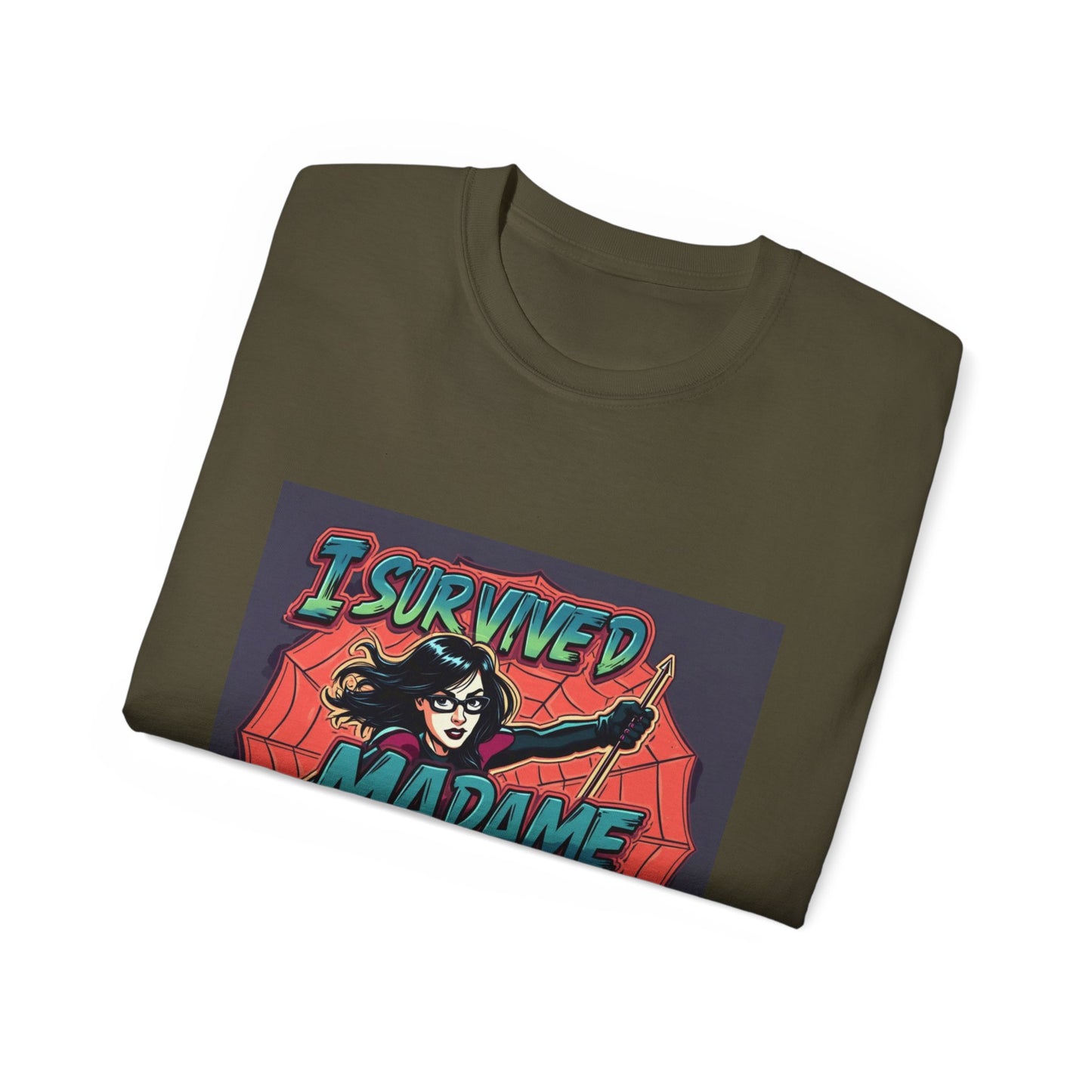 Comic Tee - I Survived Madame Web Graphic Shirt