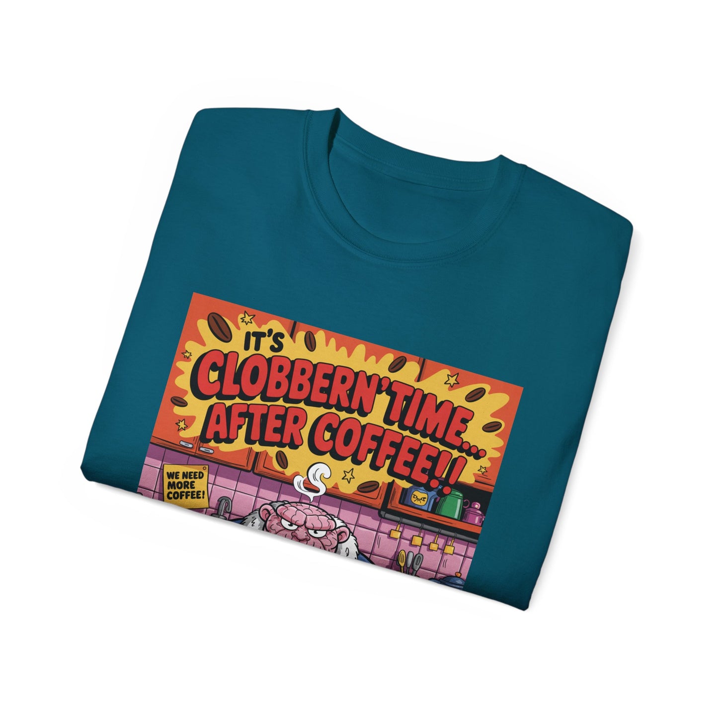 Funny Cartoon Grumpy Rock Man T-Shirt