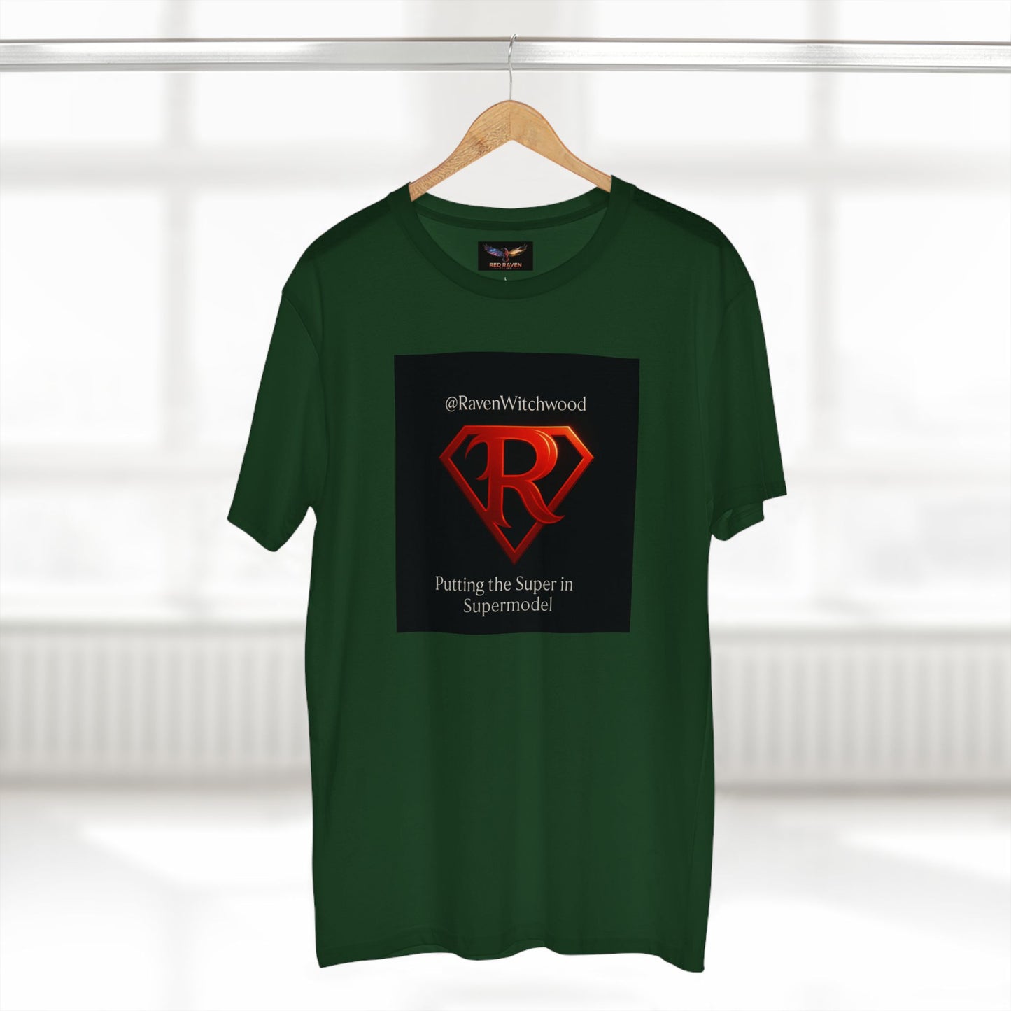 T-Shirt - Super Model Raven Witchwood as Superman Cosplay