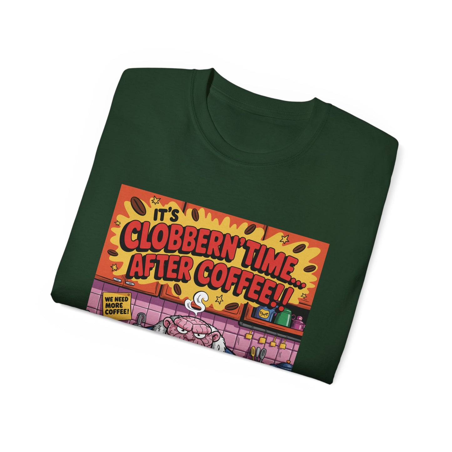 Funny Cartoon Grumpy Rock Man T-Shirt