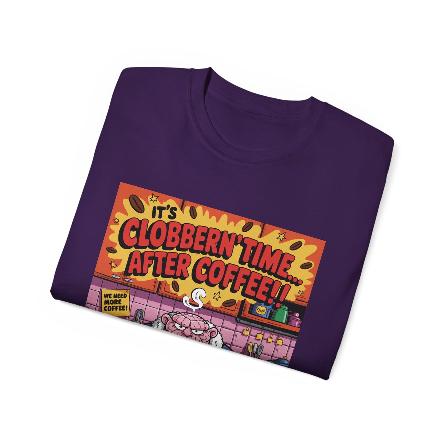 Funny Cartoon Grumpy Rock Man T-Shirt
