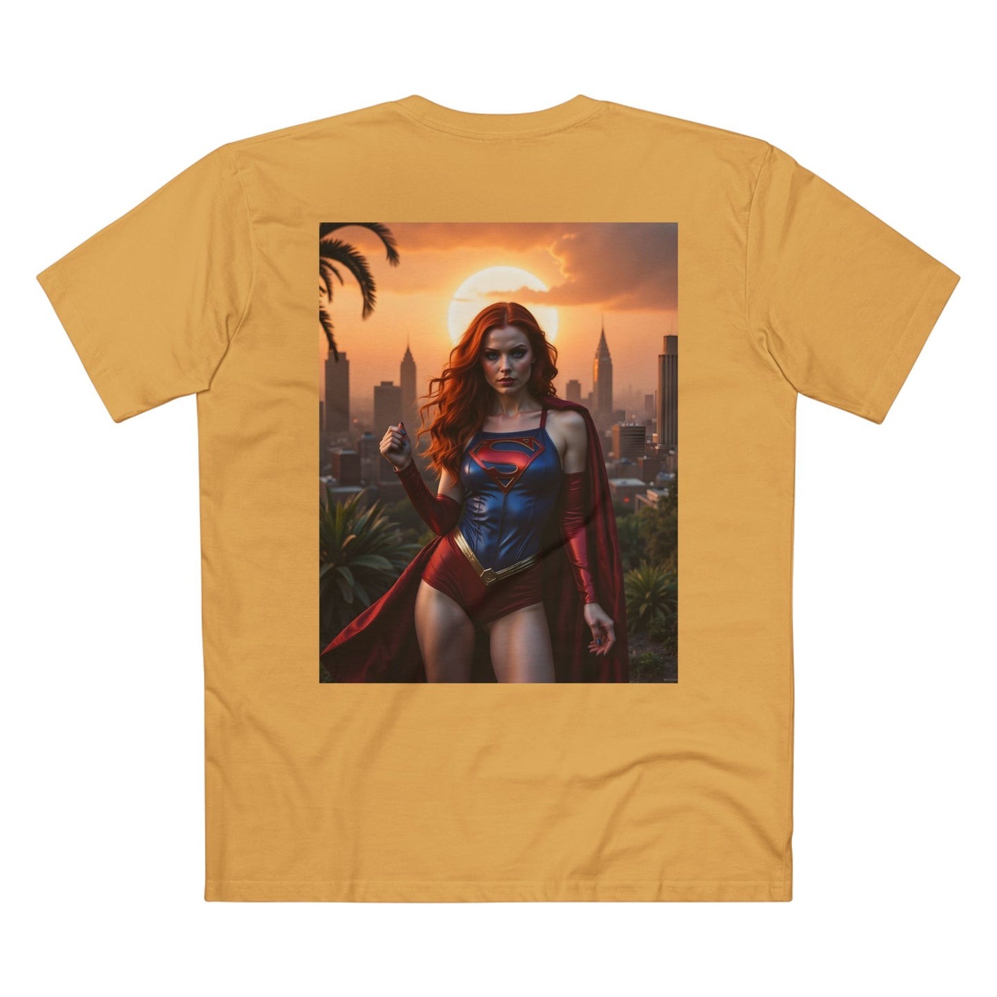 T-Shirt - Super Model Raven Witchwood as Superman Cosplay