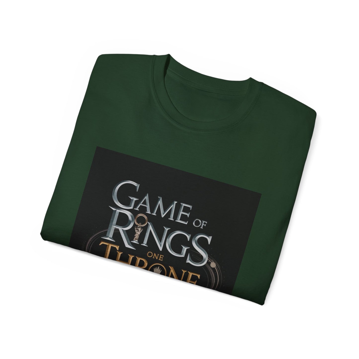 Fantasy Crossover Tee: Game of Rings - One Throne to Rule Them All