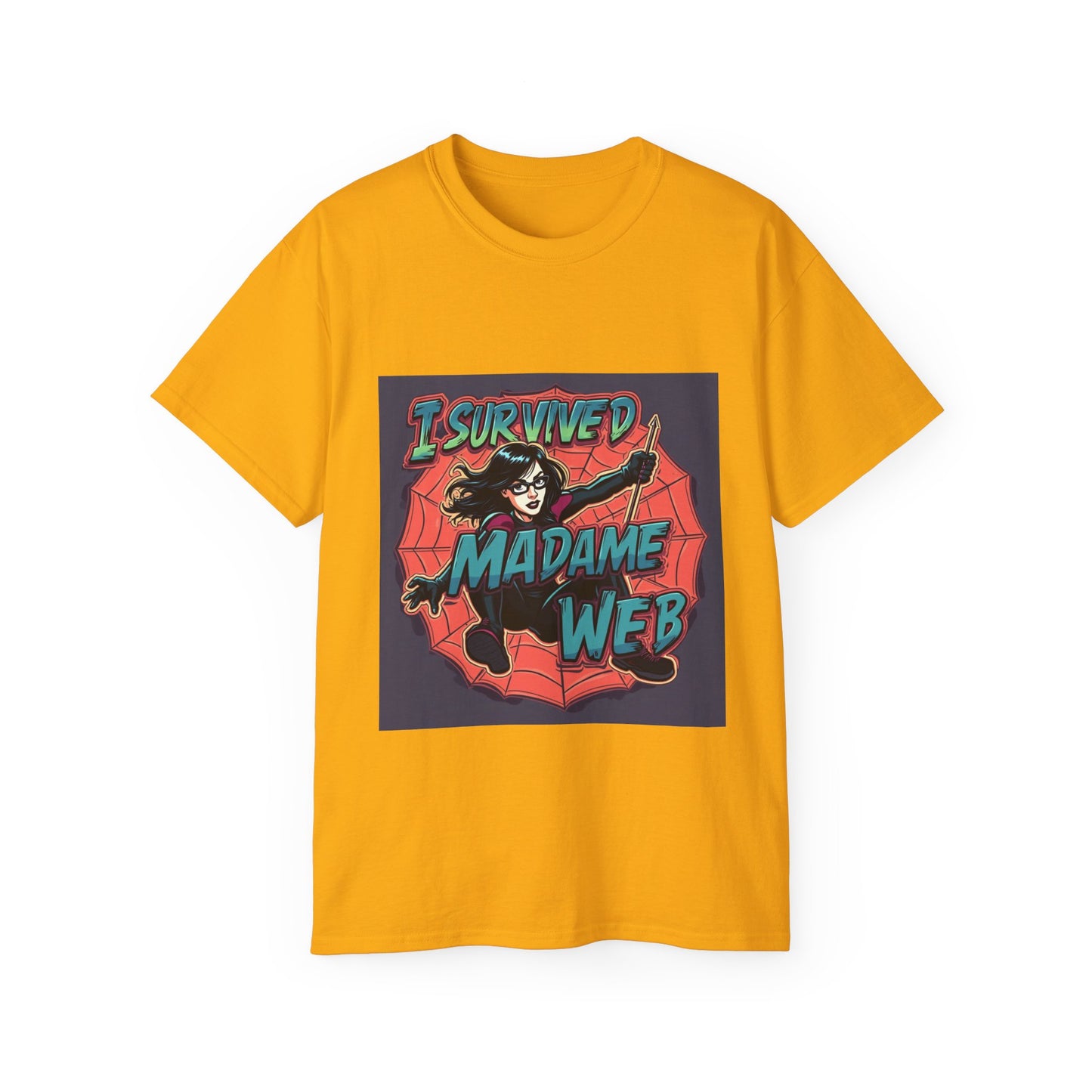 Comic Tee - I Survived Madame Web Graphic Shirt