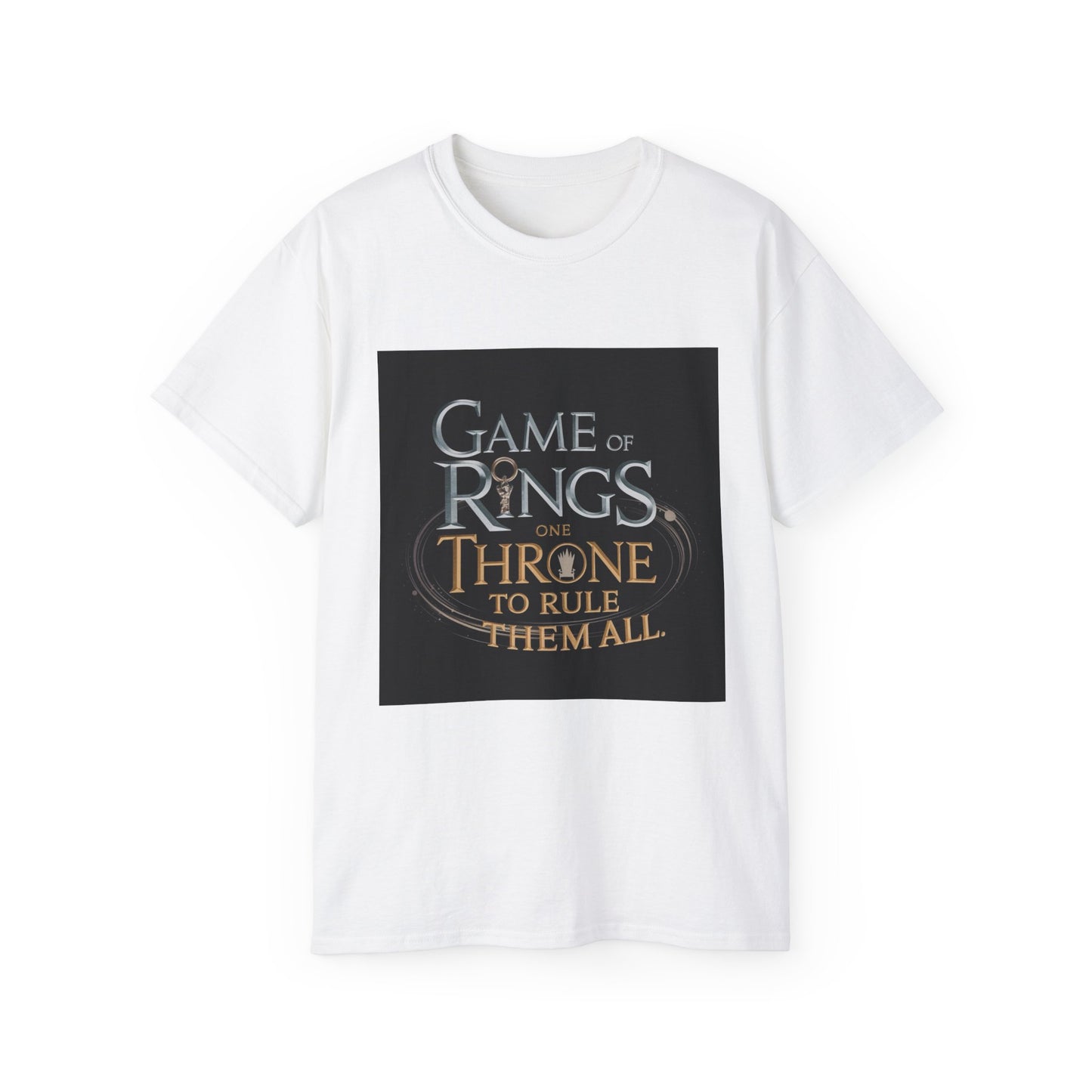 Fantasy Crossover Tee: Game of Rings - One Throne to Rule Them All