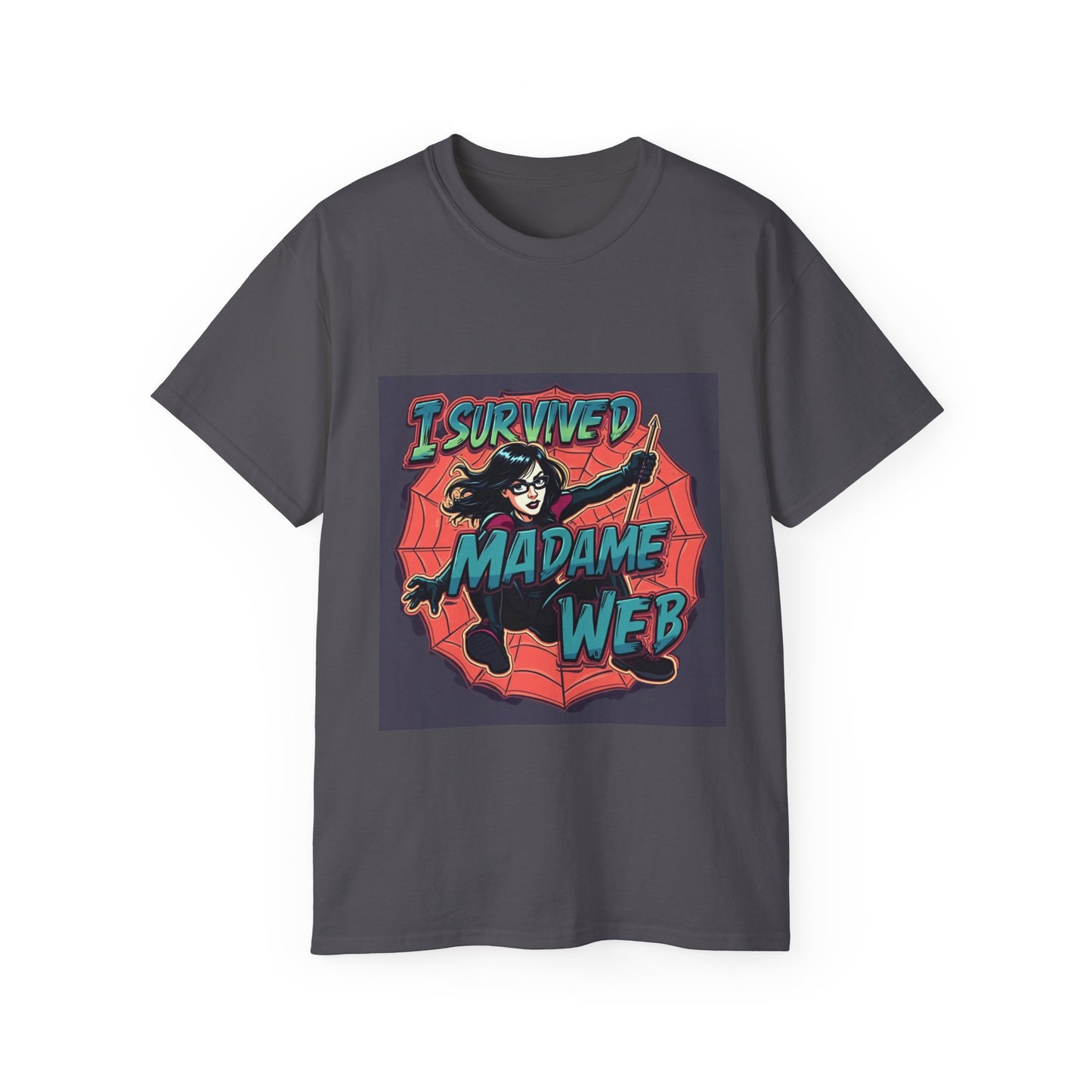 Comic Tee - I Survived Madame Web Graphic Shirt