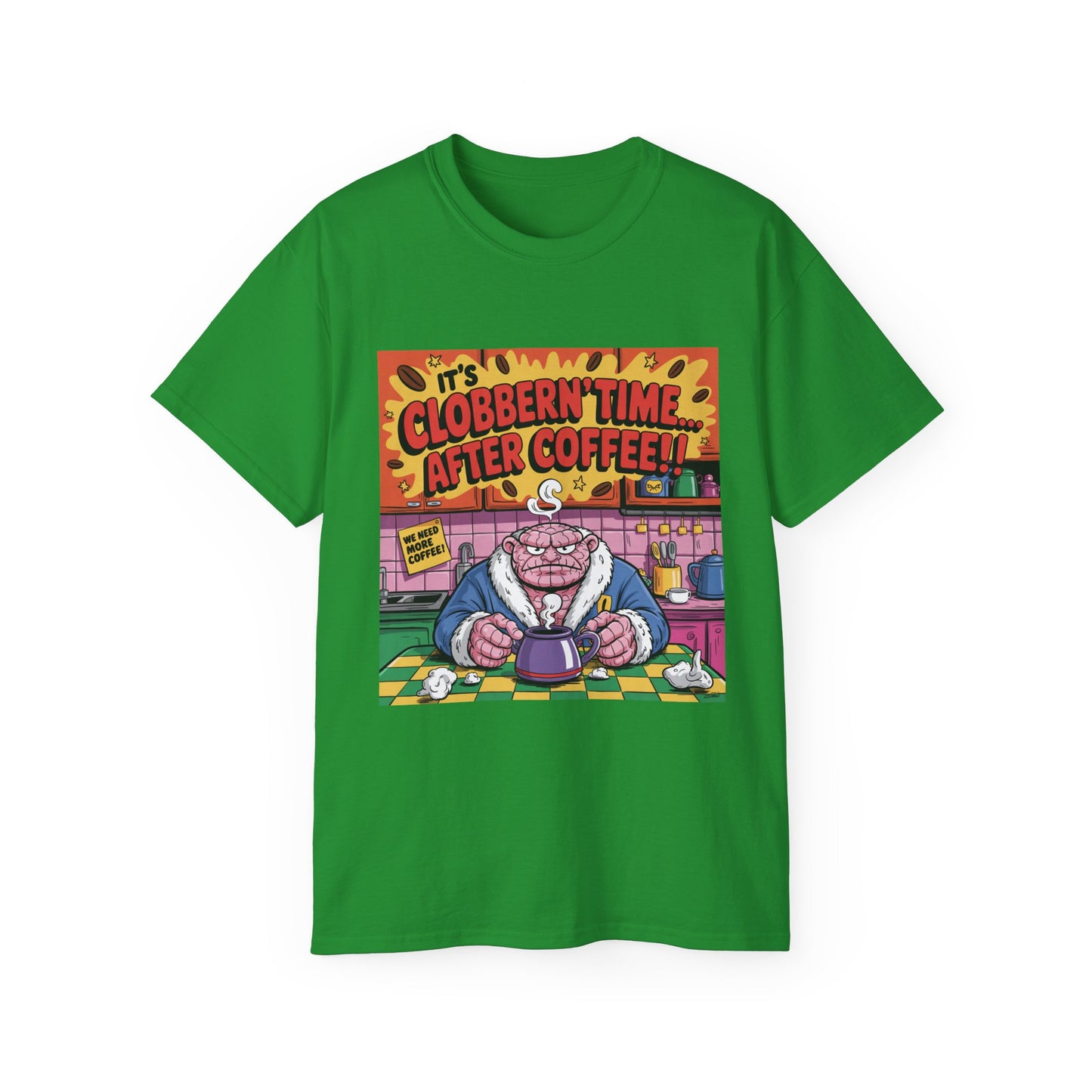 Funny Cartoon Grumpy Rock Man T-Shirt