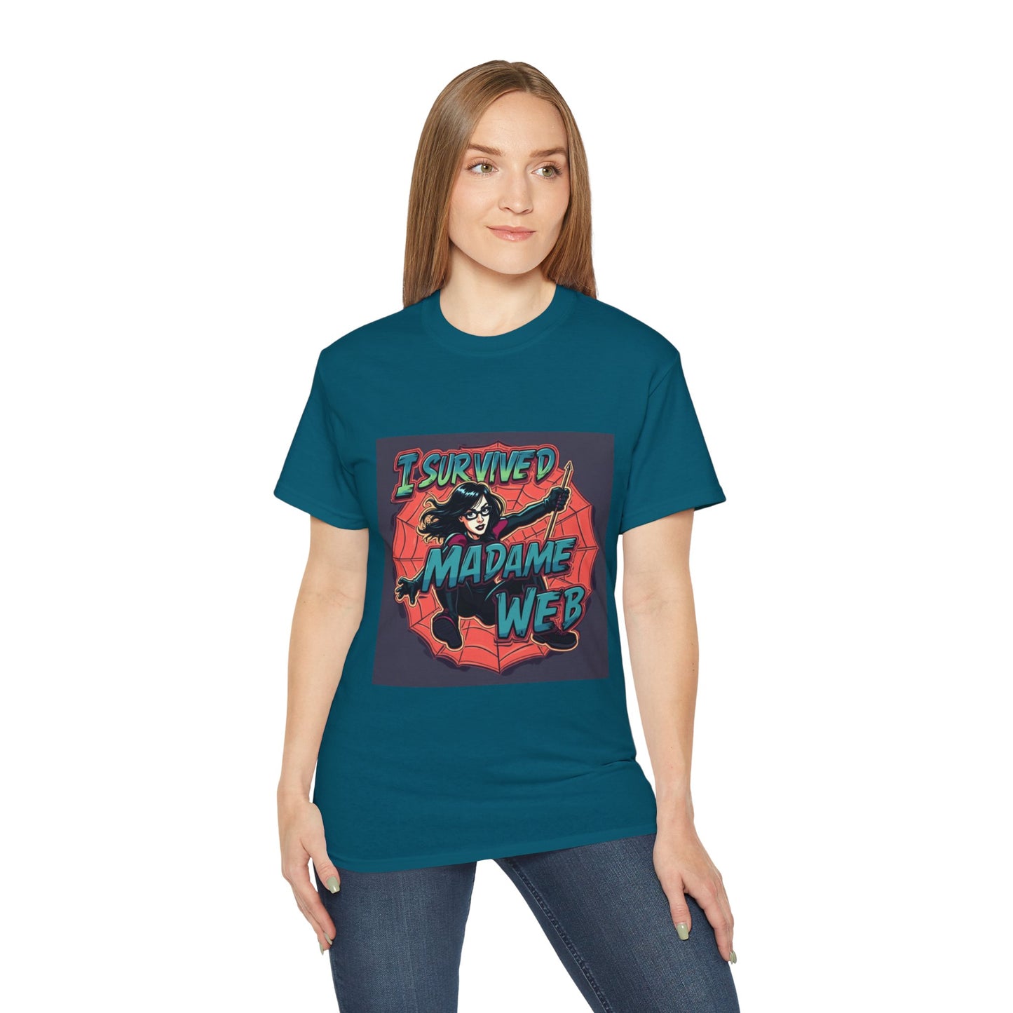 Comic Tee - I Survived Madame Web Graphic Shirt