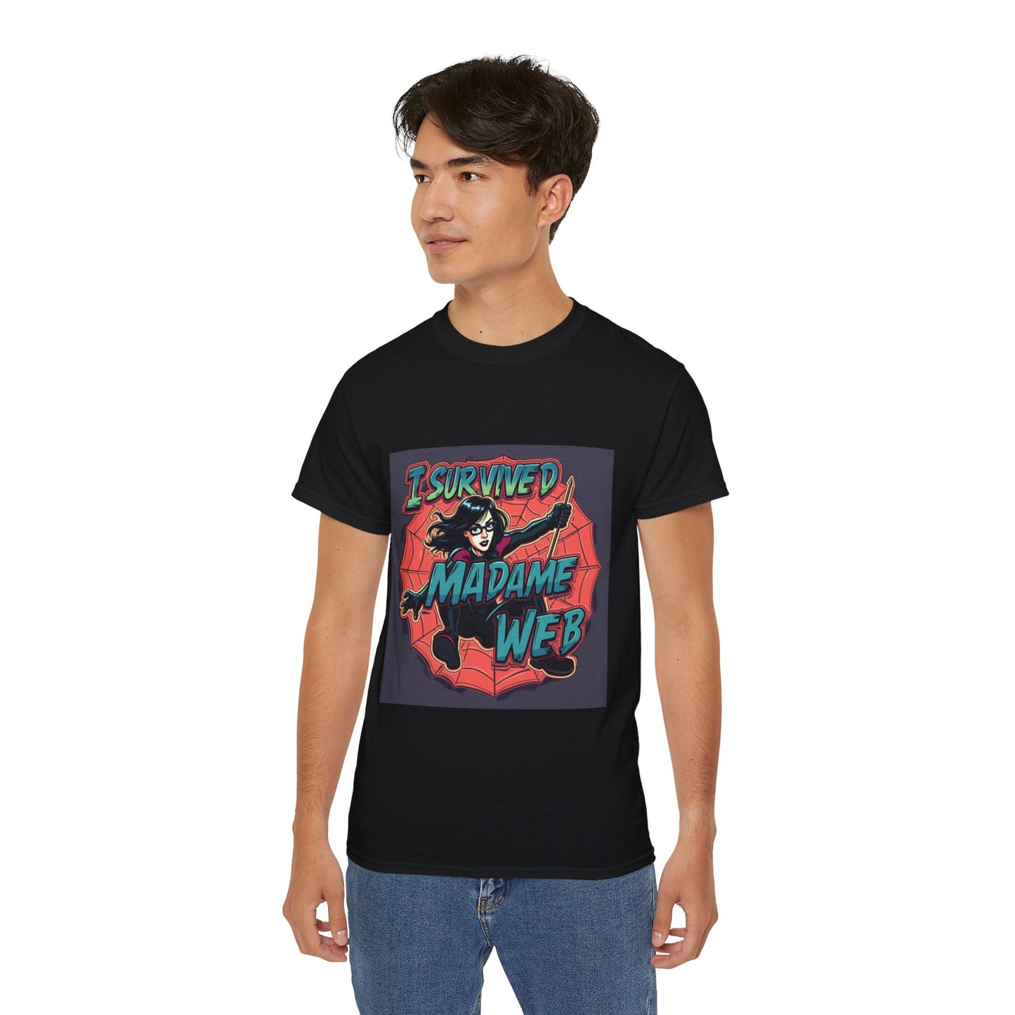 Comic Tee - I Survived Madame Web Graphic Shirt