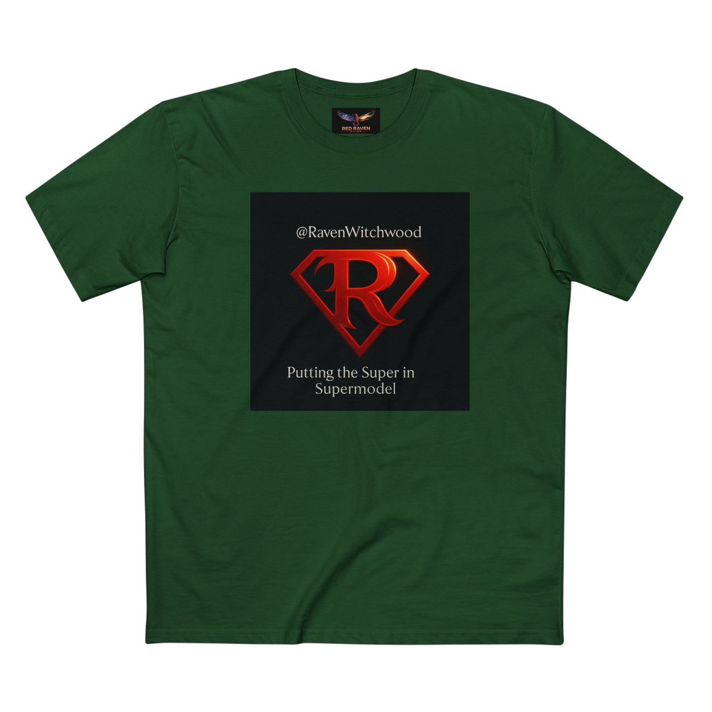 T-Shirt - Super Model Raven Witchwood as Superman Cosplay