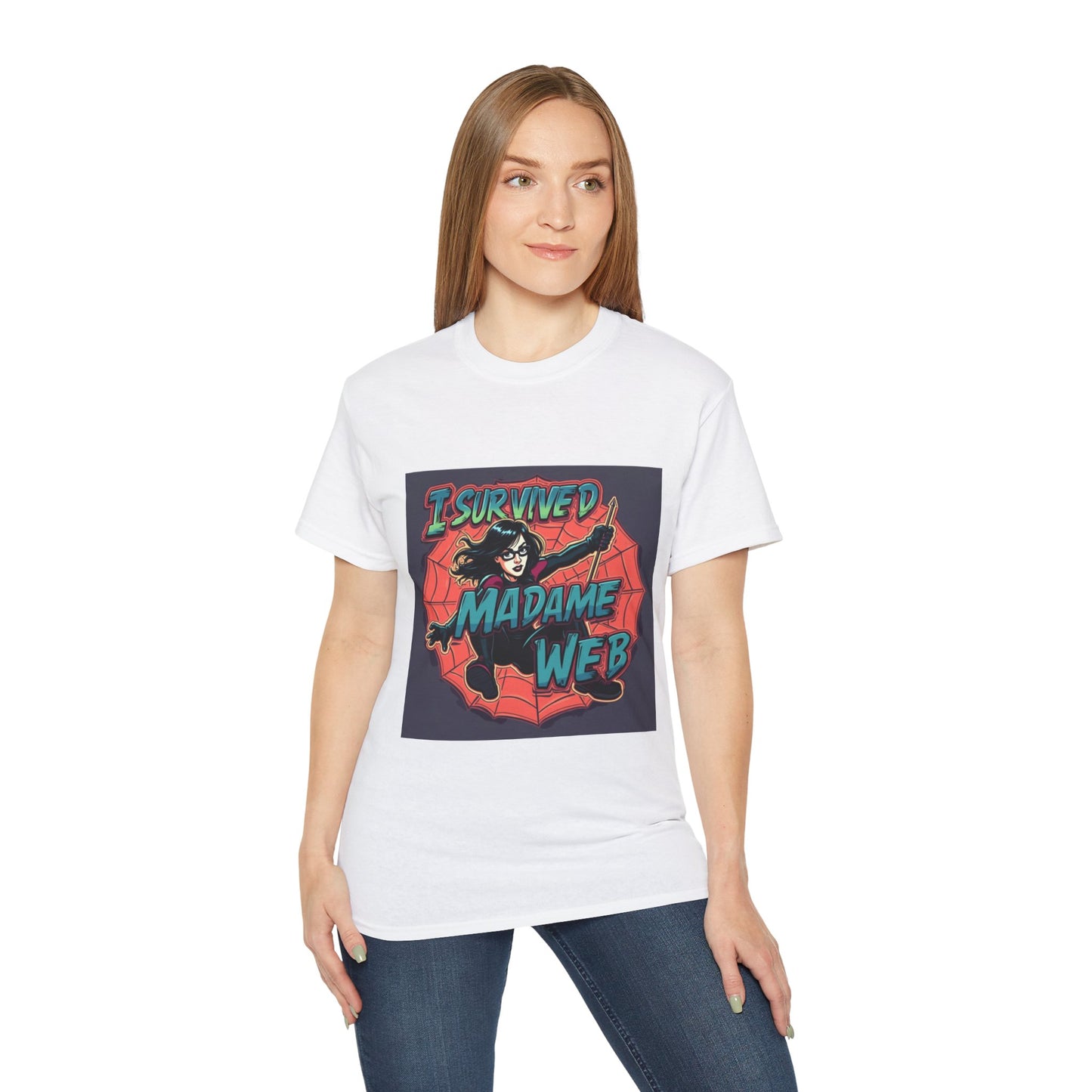 Comic Tee - I Survived Madame Web Graphic Shirt