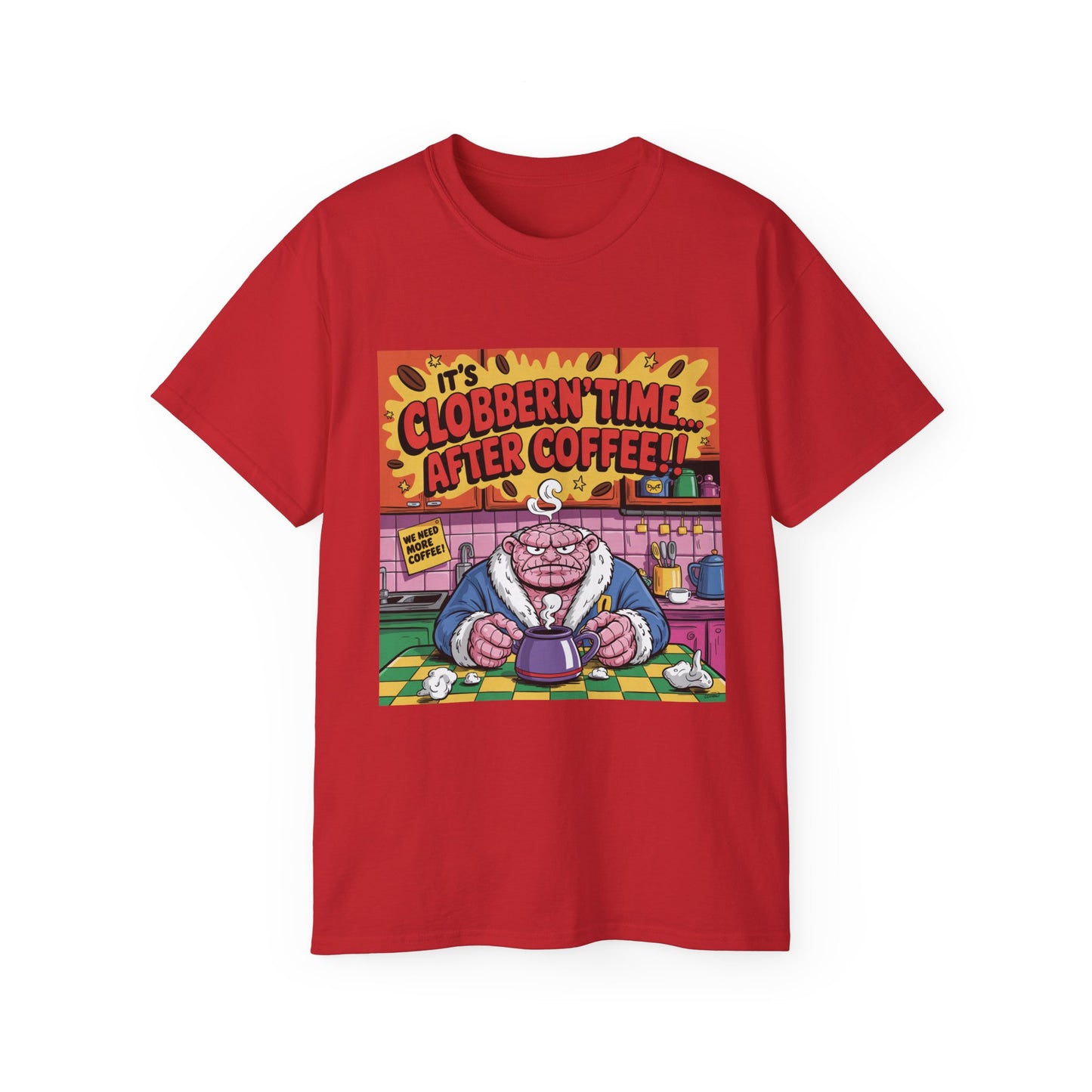 Funny Cartoon Grumpy Rock Man T-Shirt