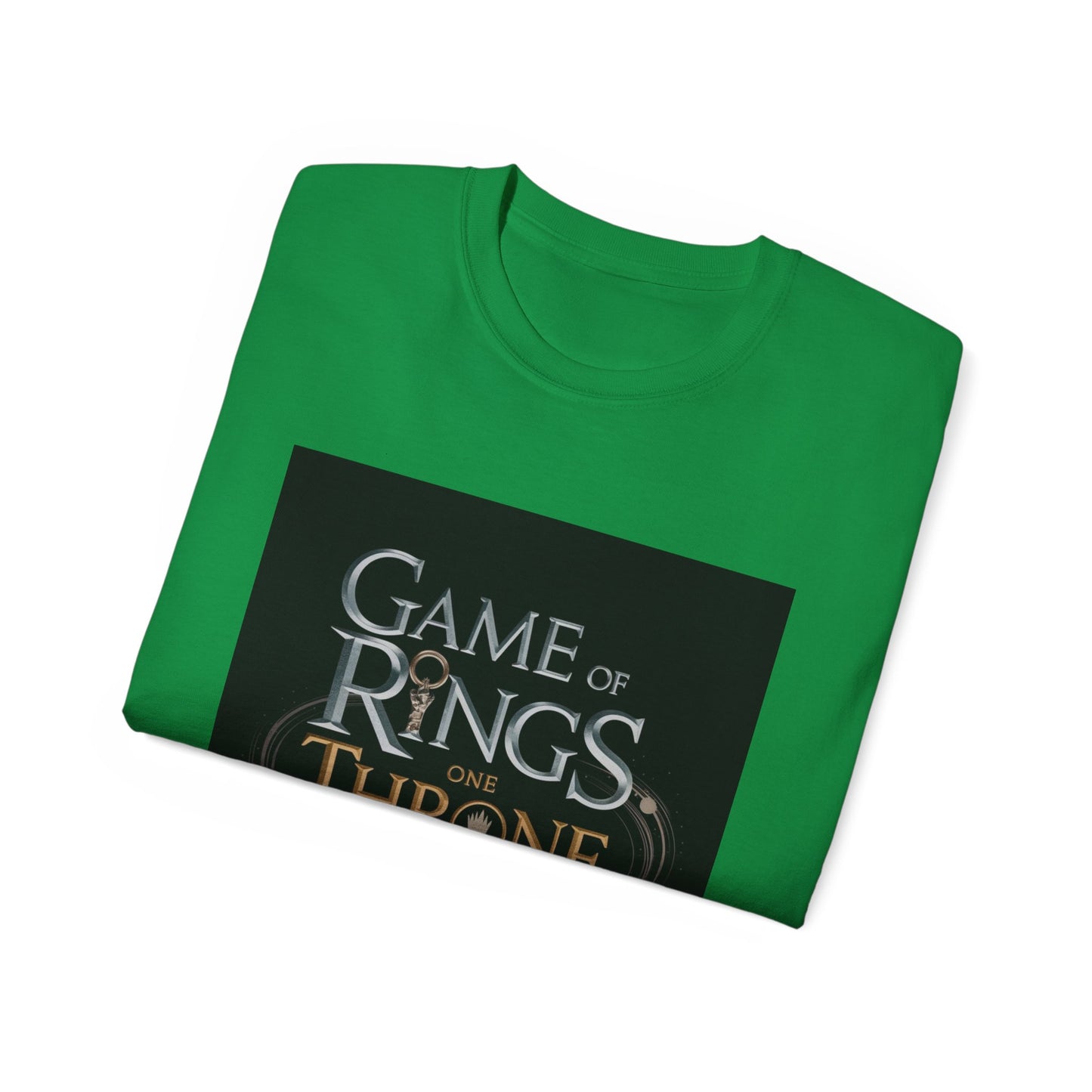 Fantasy Crossover Tee: Game of Rings - One Throne to Rule Them All
