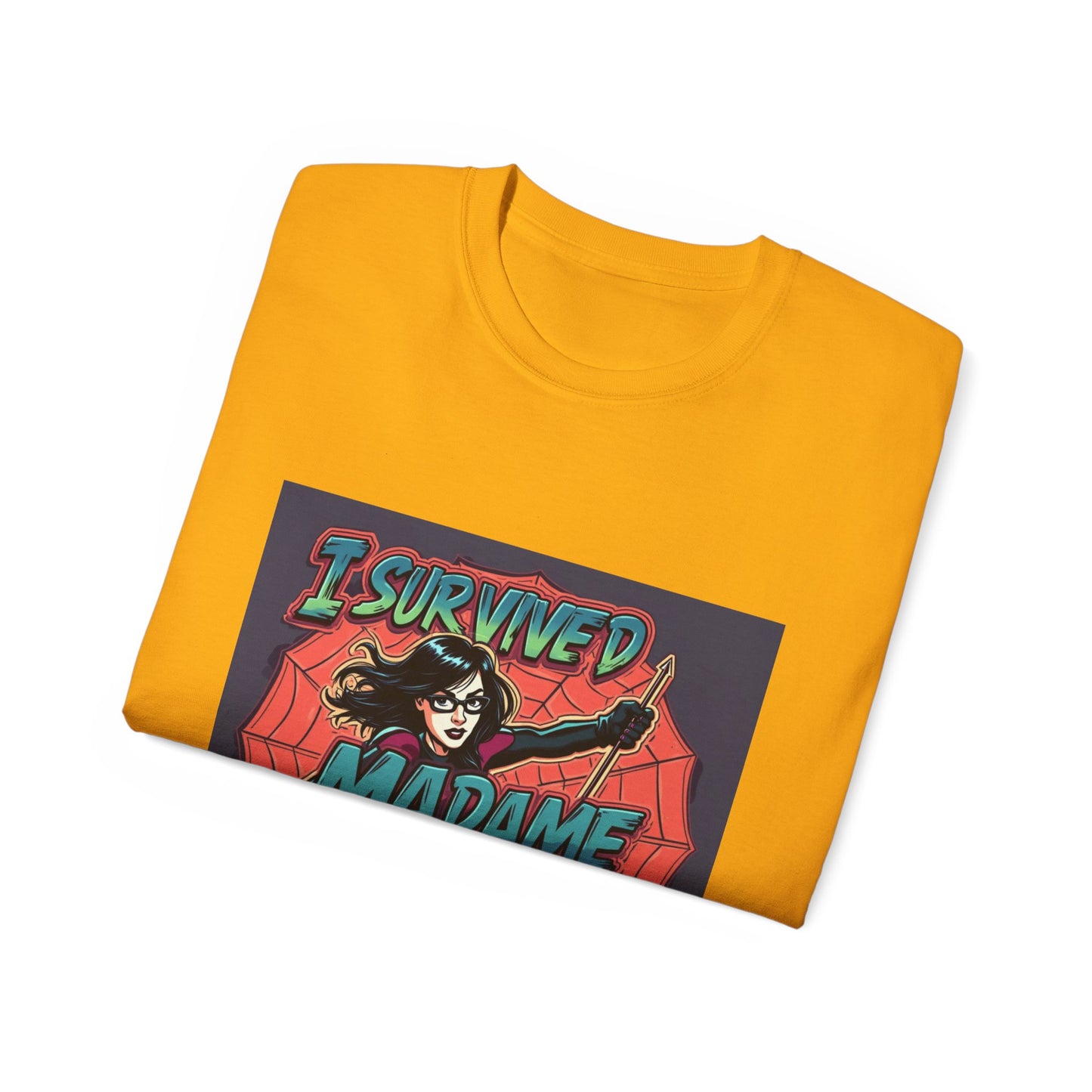 Comic Tee - I Survived Madame Web Graphic Shirt
