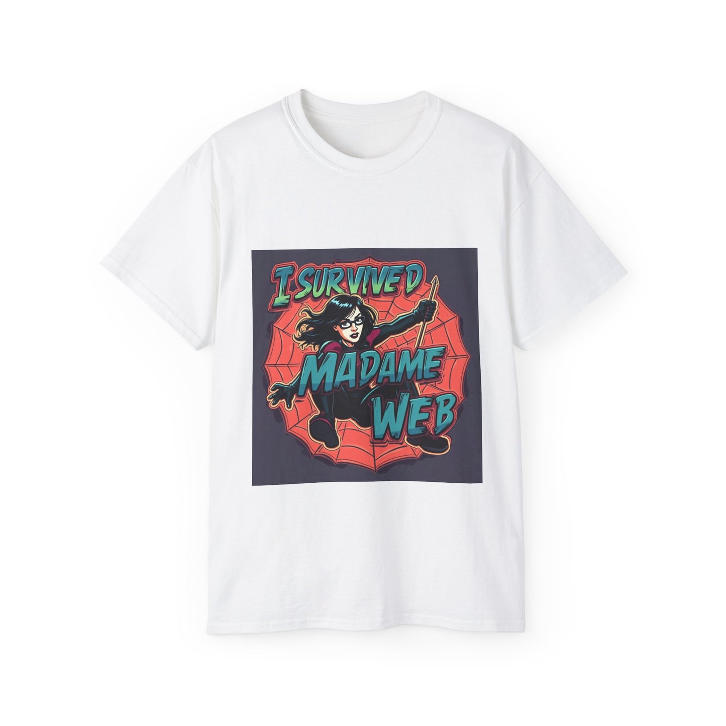 Comic Tee - I Survived Madame Web Graphic Shirt