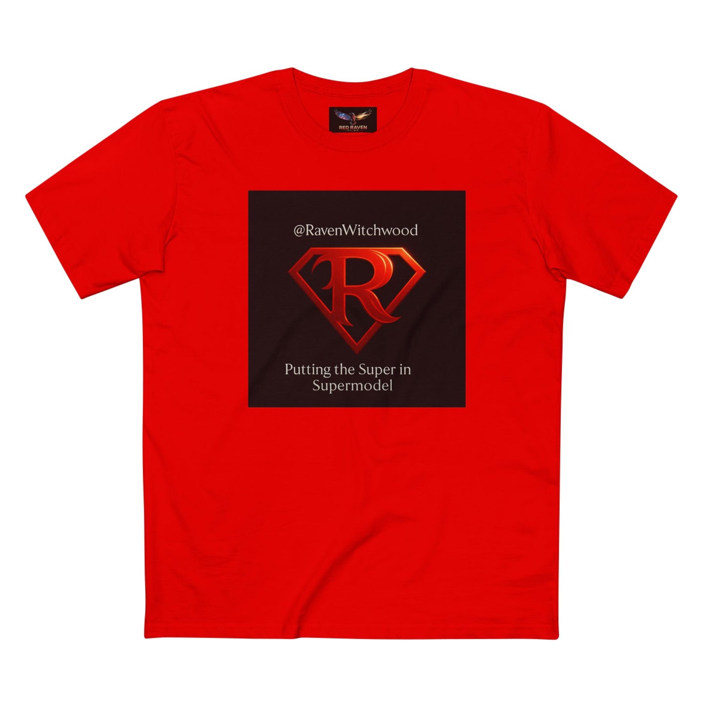 T-Shirt - Super Model Raven Witchwood as Superman Cosplay