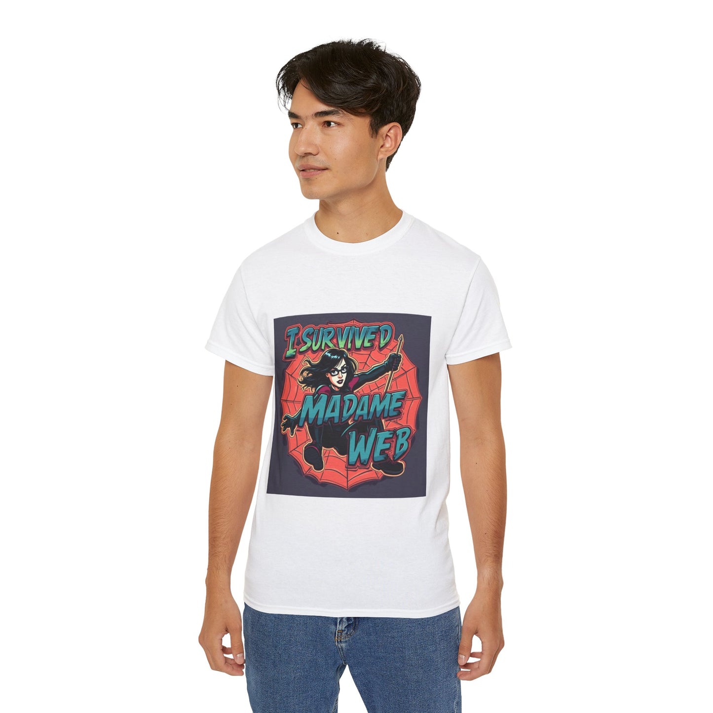 Comic Tee - I Survived Madame Web Graphic Shirt