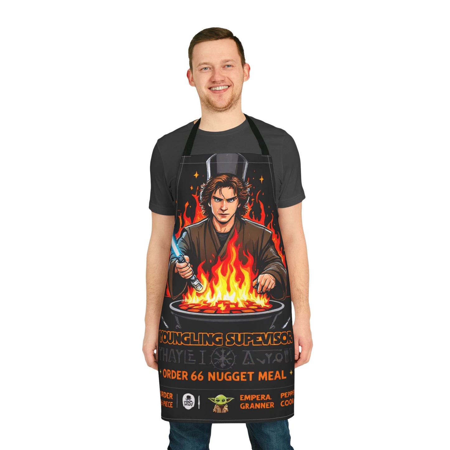 Apron, Star Wars Youngling Supervisor BBQ Cooking Funny Gift