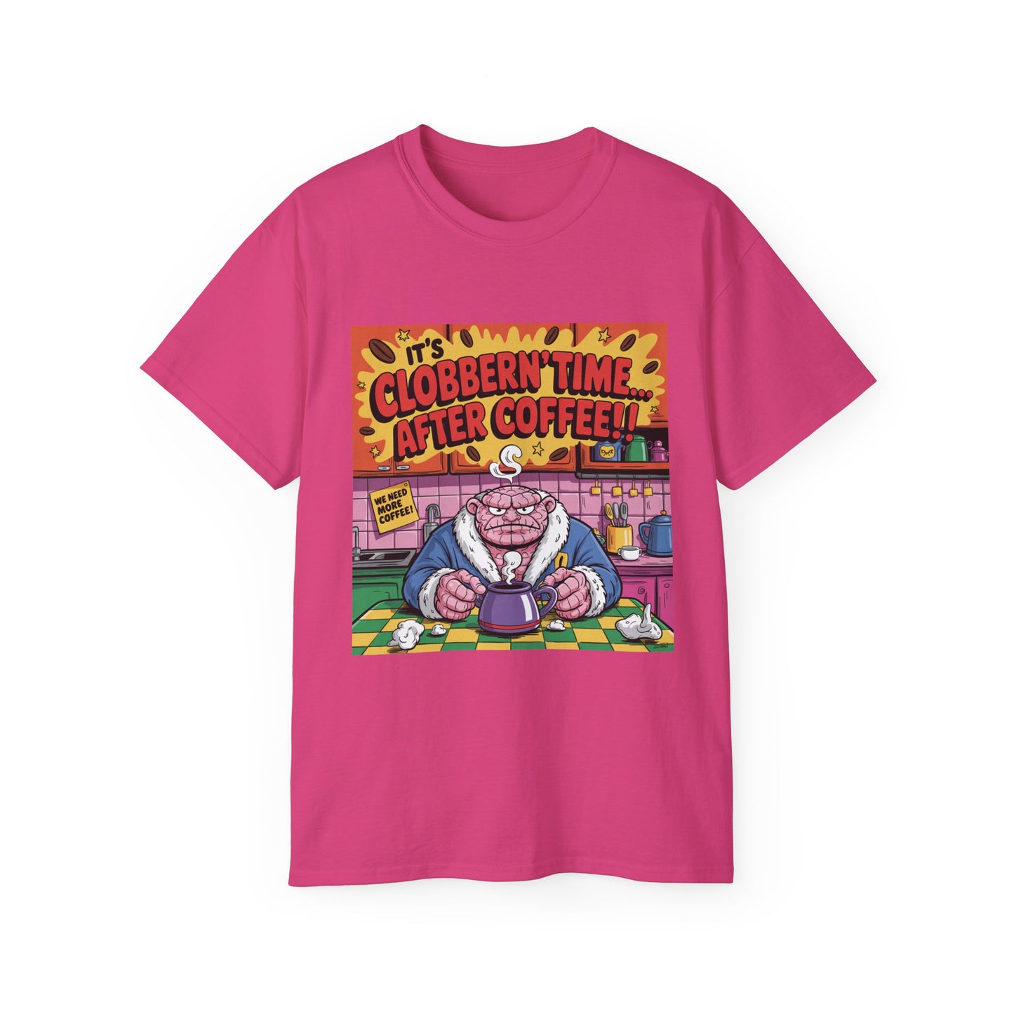Funny Cartoon Grumpy Rock Man T-Shirt