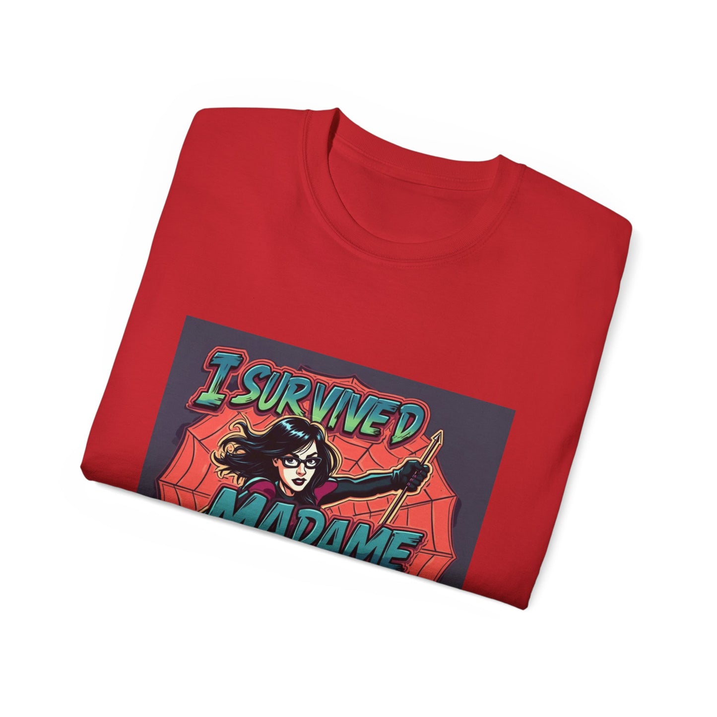 Comic Tee - I Survived Madame Web Graphic Shirt