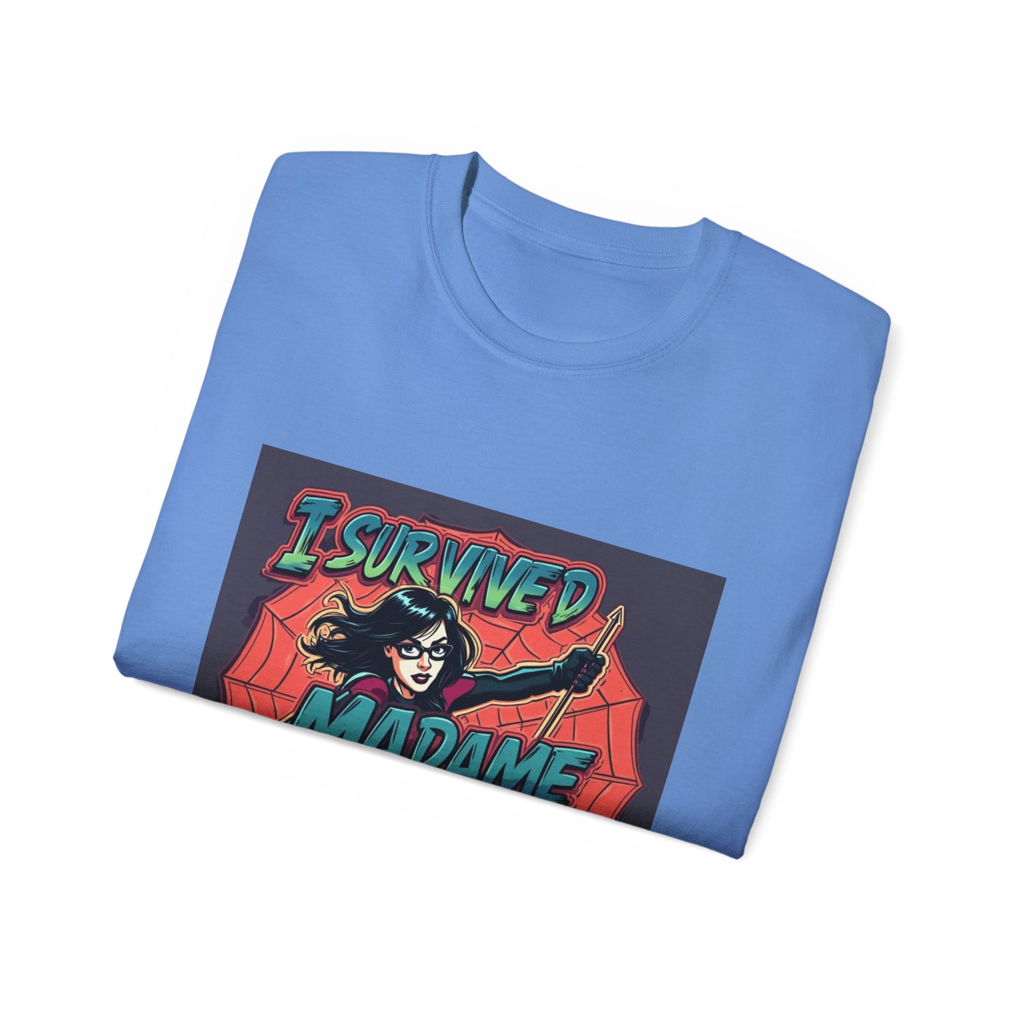 Comic Tee - I Survived Madame Web Graphic Shirt
