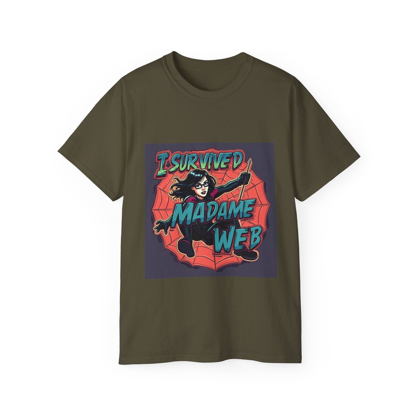 Comic Tee - I Survived Madame Web Graphic Shirt