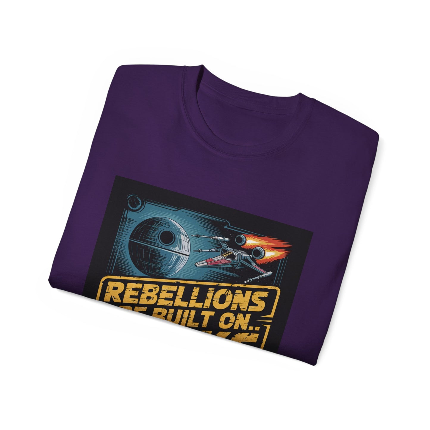 Graphic Rebel Alliance Unisex Tee - 'Rebellions Are Built on Bricks' Design