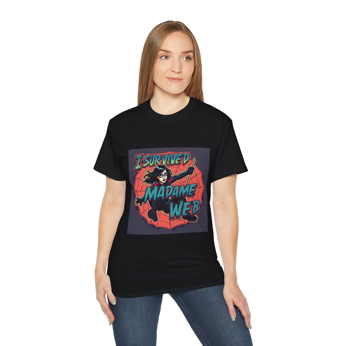 Comic Tee - I Survived Madame Web Graphic Shirt