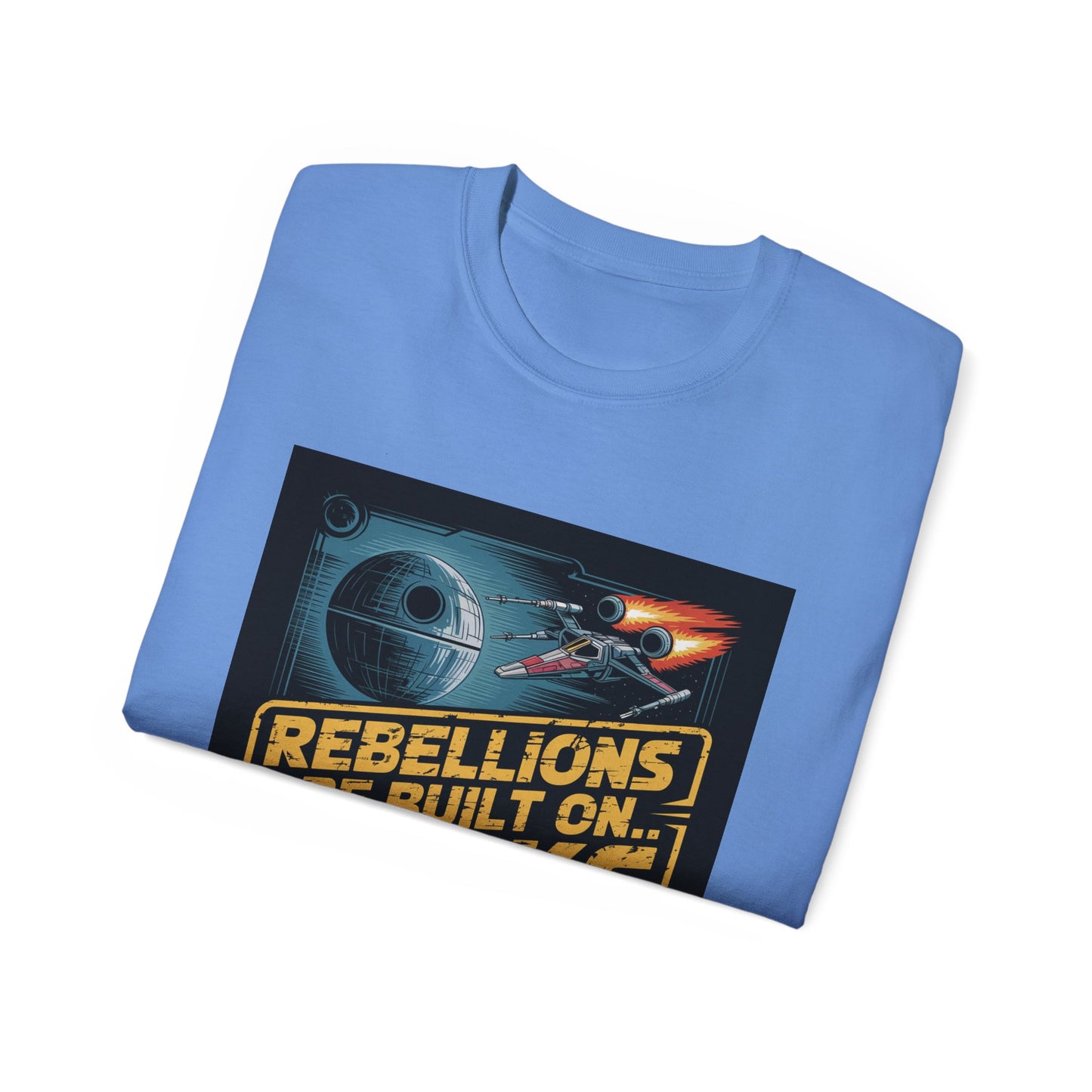 Graphic Rebel Alliance Unisex Tee - 'Rebellions Are Built on Bricks' Design
