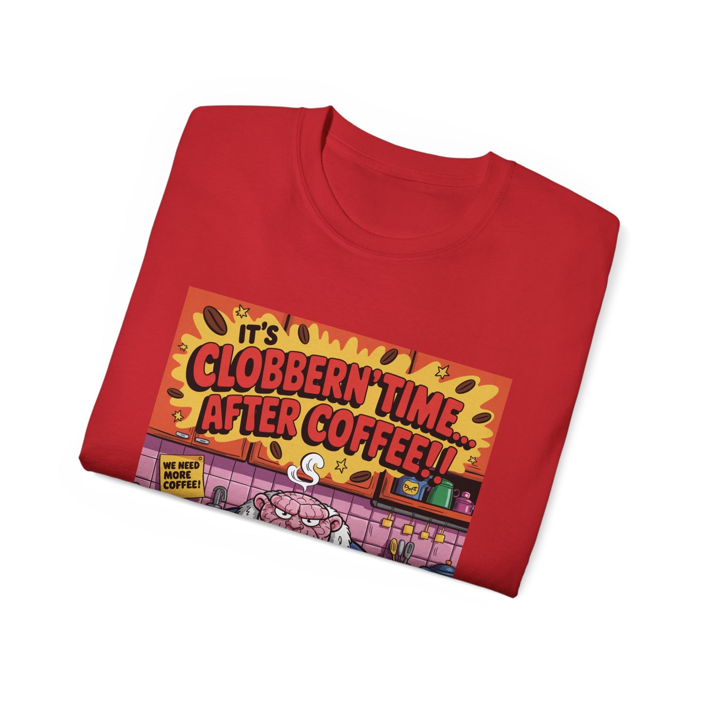 Funny Cartoon Grumpy Rock Man T-Shirt
