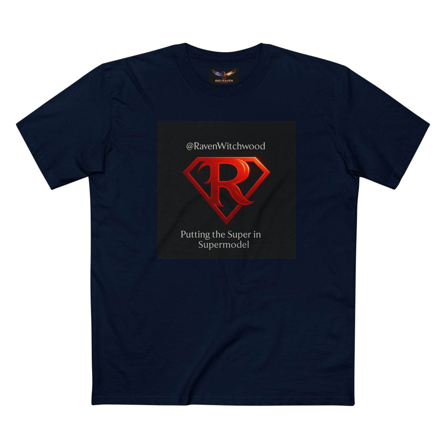 T-Shirt - Super Model Raven Witchwood as Superman Cosplay