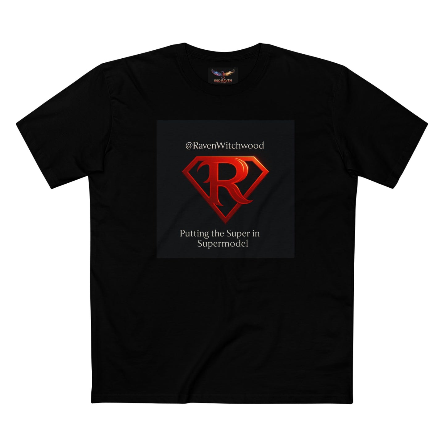T-Shirt - Super Model Raven Witchwood as Superman Cosplay