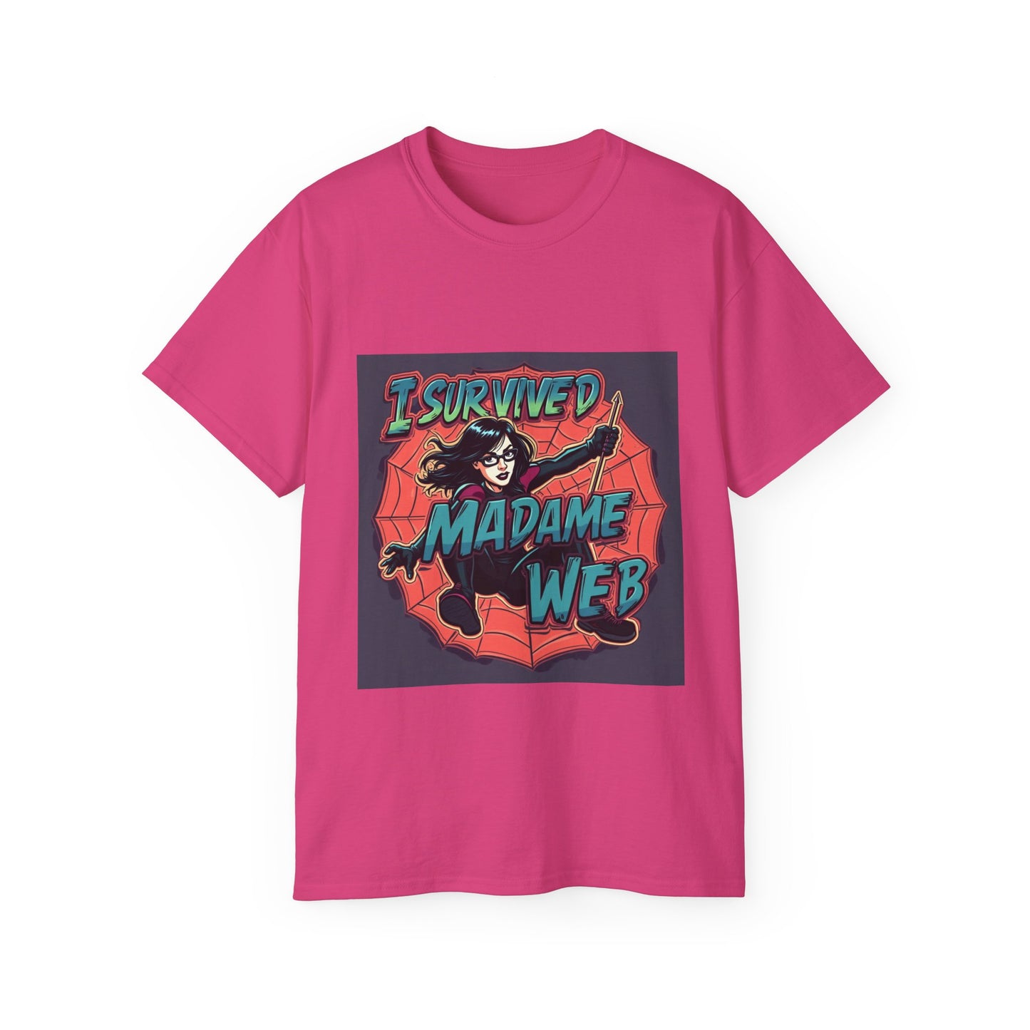 Comic Tee - I Survived Madame Web Graphic Shirt
