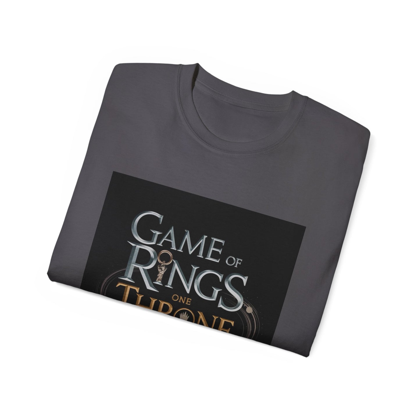 Fantasy Crossover Tee: Game of Rings - One Throne to Rule Them All